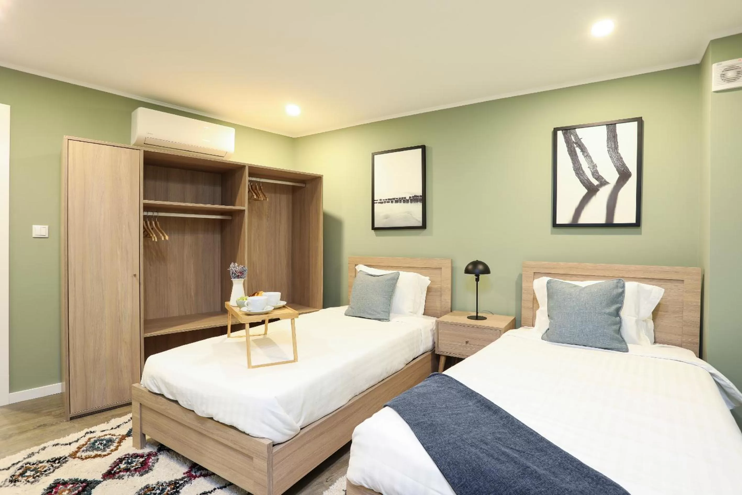 Bed in Loios Studios and Apartments