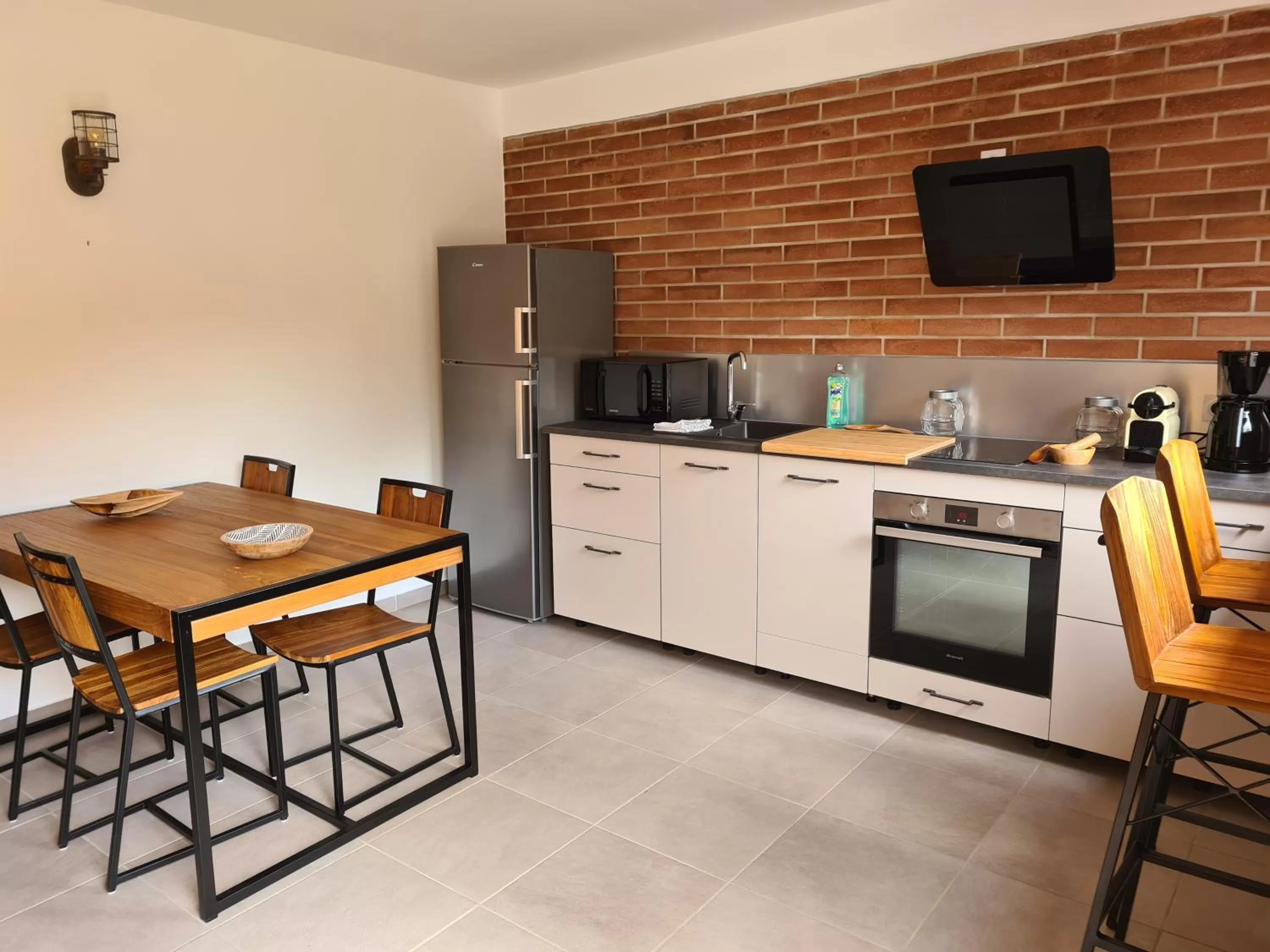 Kitchen or kitchenette in Shikoa Sobole - Le Morpho et l'Ara