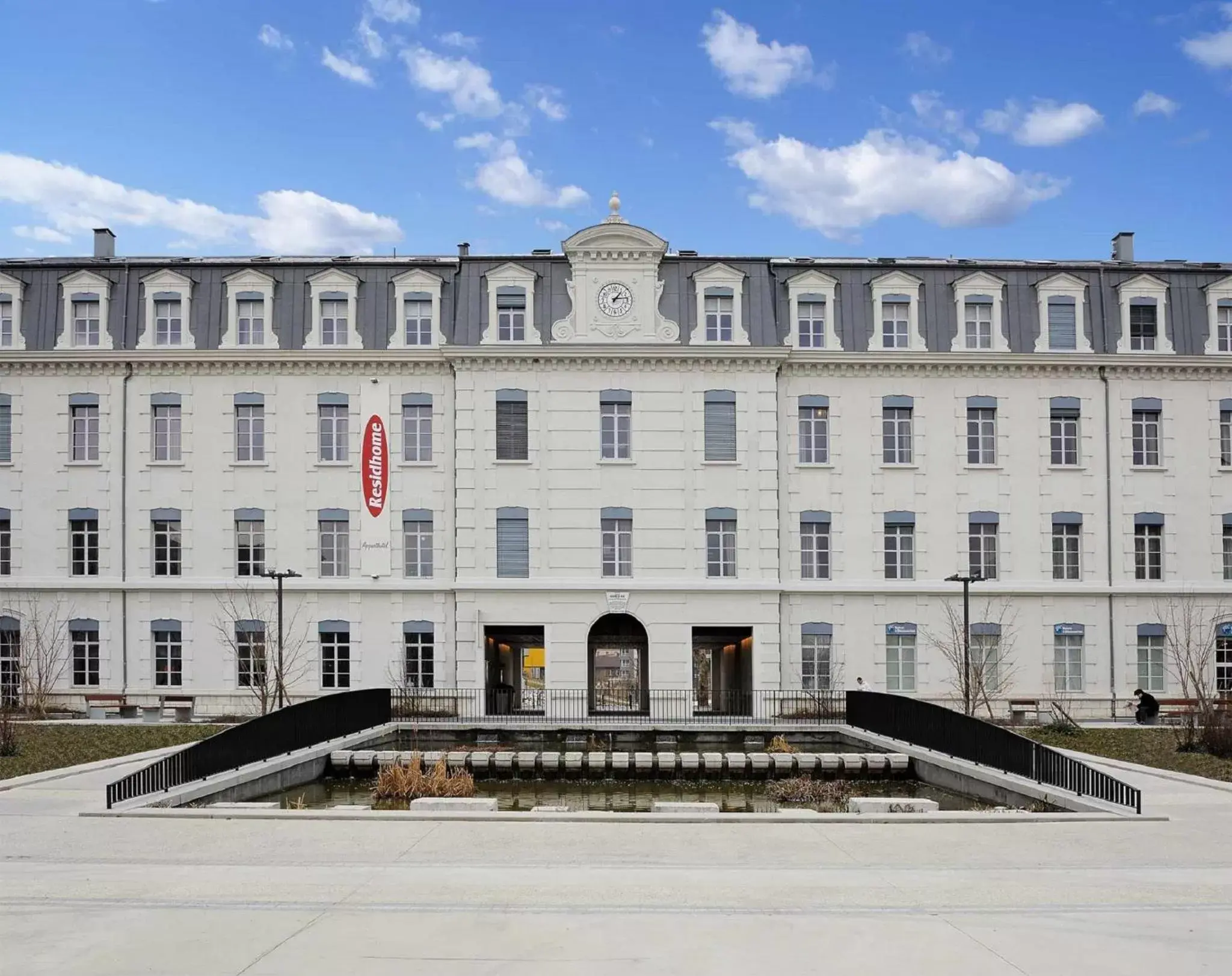 Facade/entrance, Property Building in Residhome Grenoble Caserne De Bonne