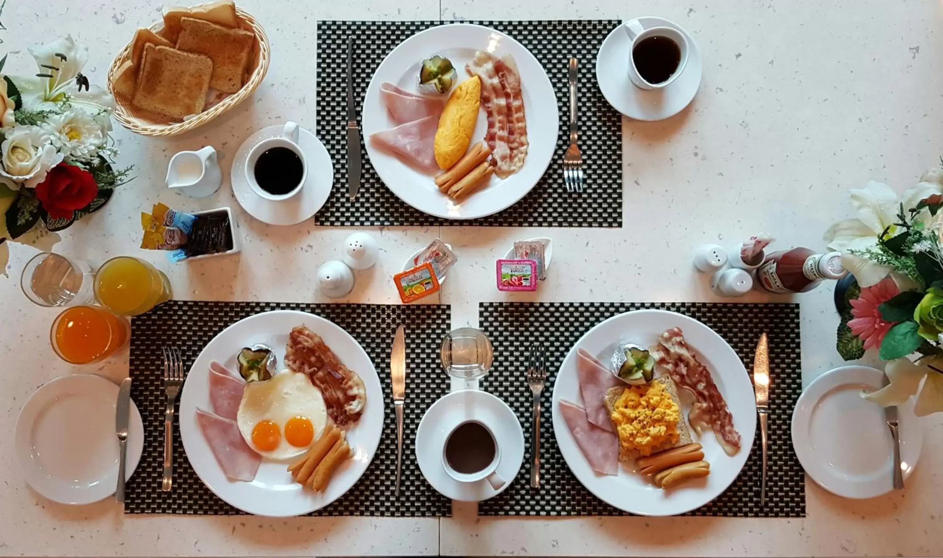 American breakfast in I Calm Resort Cha Am American breakfast in I Calm Resort Cha Am