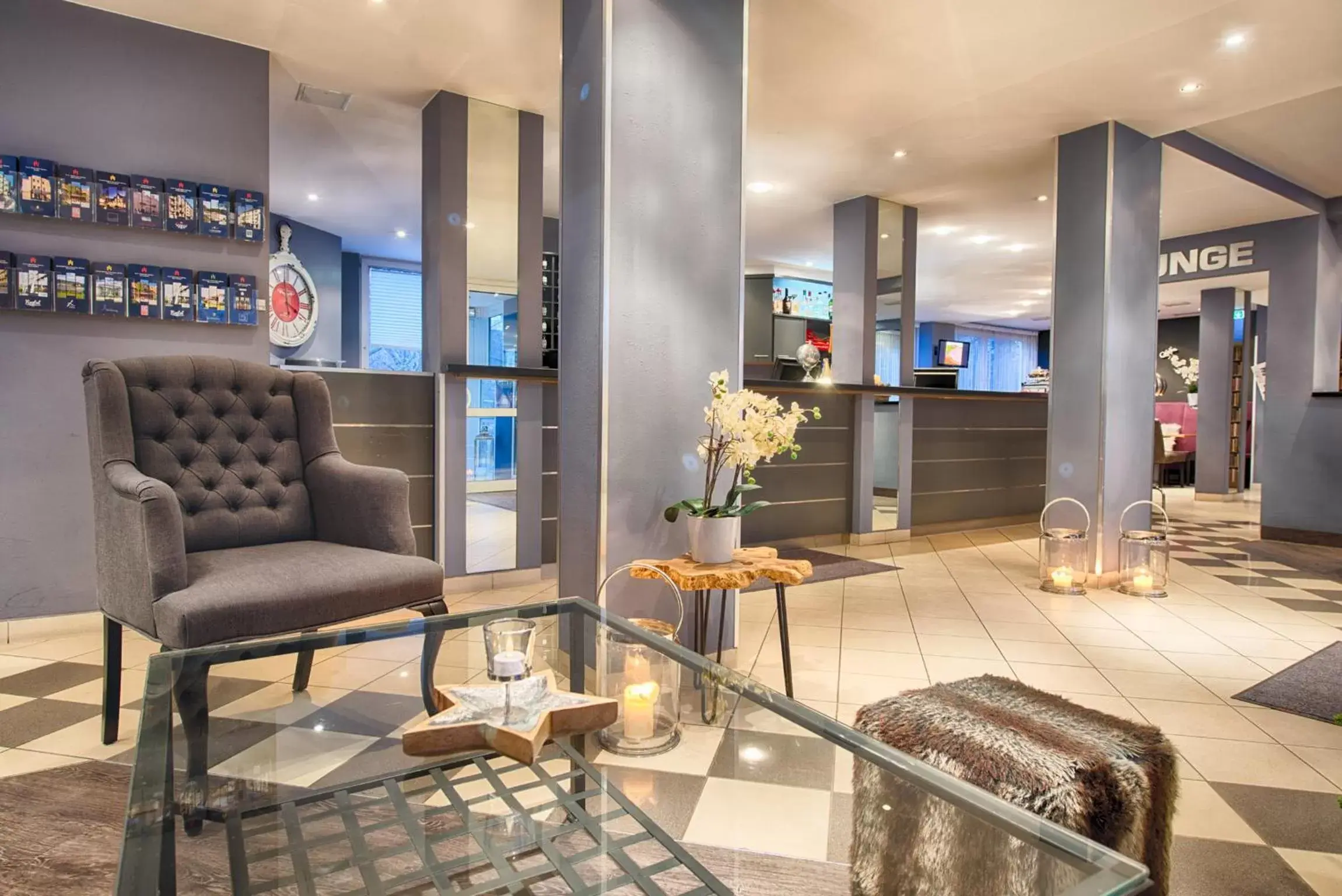 Lobby or reception in enjoy hotel Berlin City Messe Lobby or reception in enjoy hotel Berlin City Messe