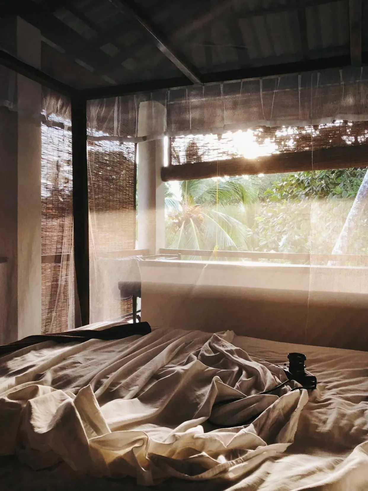 Bed in Talalla Retreat Bed in Talalla Retreat