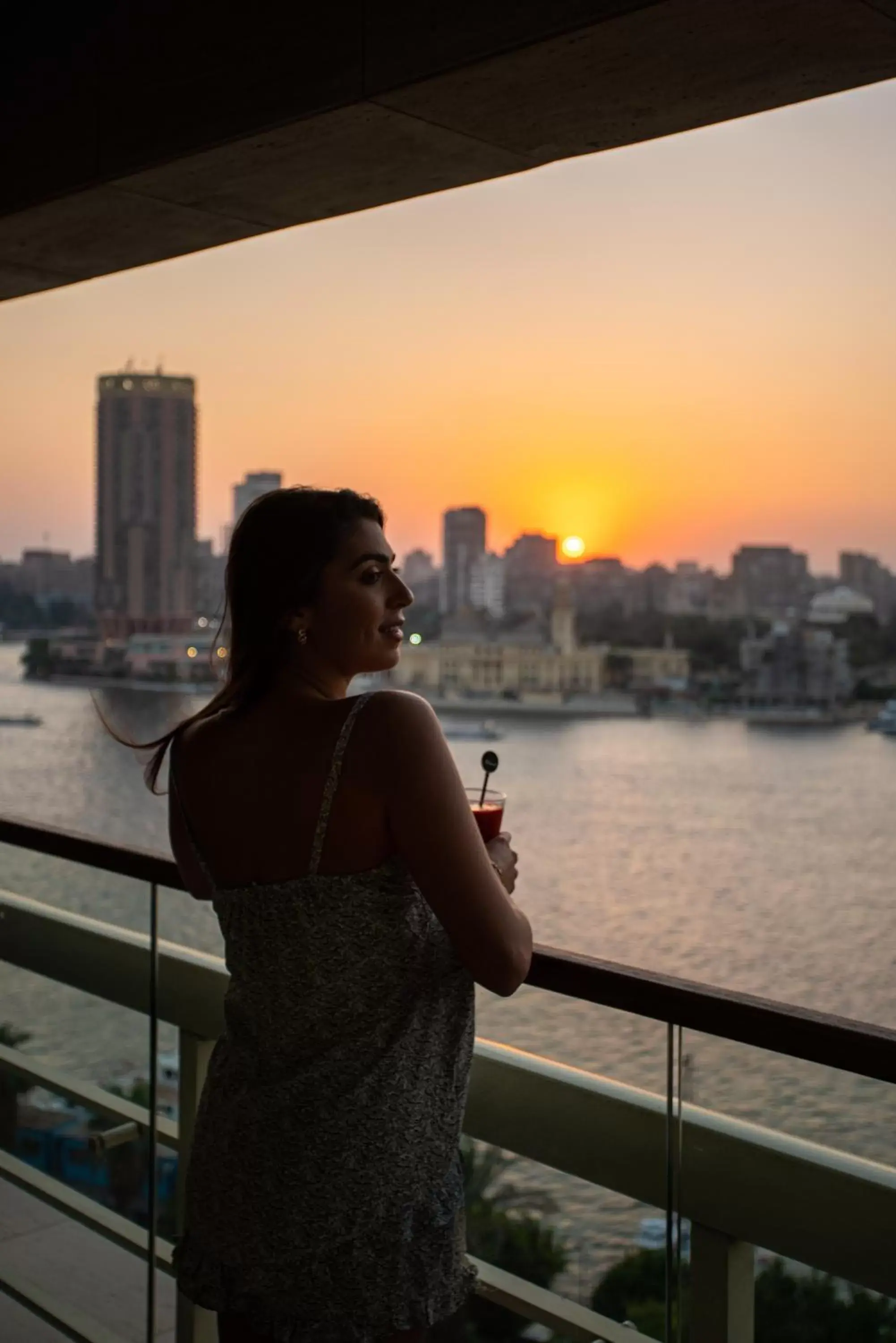 Balcony/Terrace in Kempinski Nile Hotel, Cairo