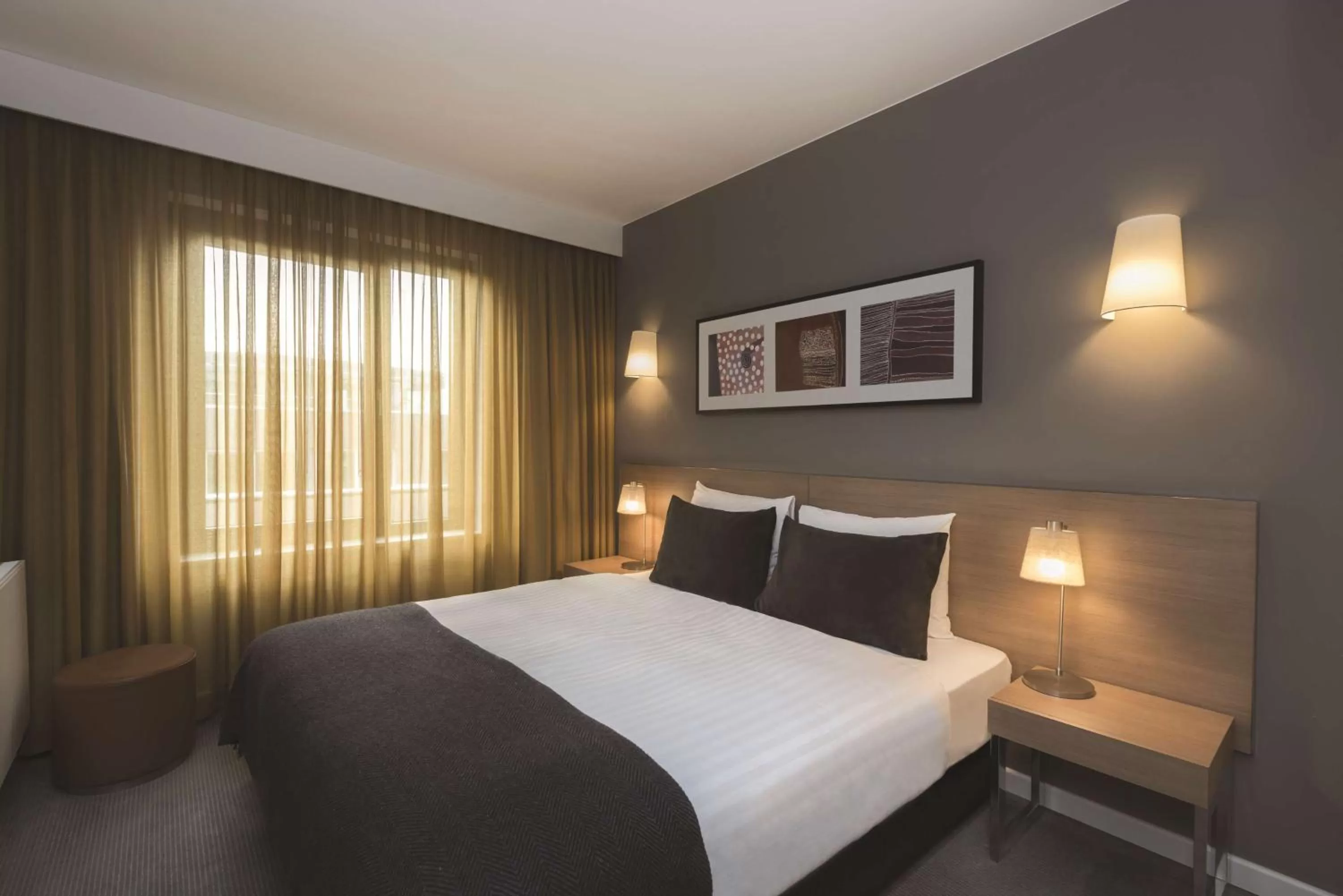 Bedroom, Bed in Adina Apartment Hotel Hamburg Michel