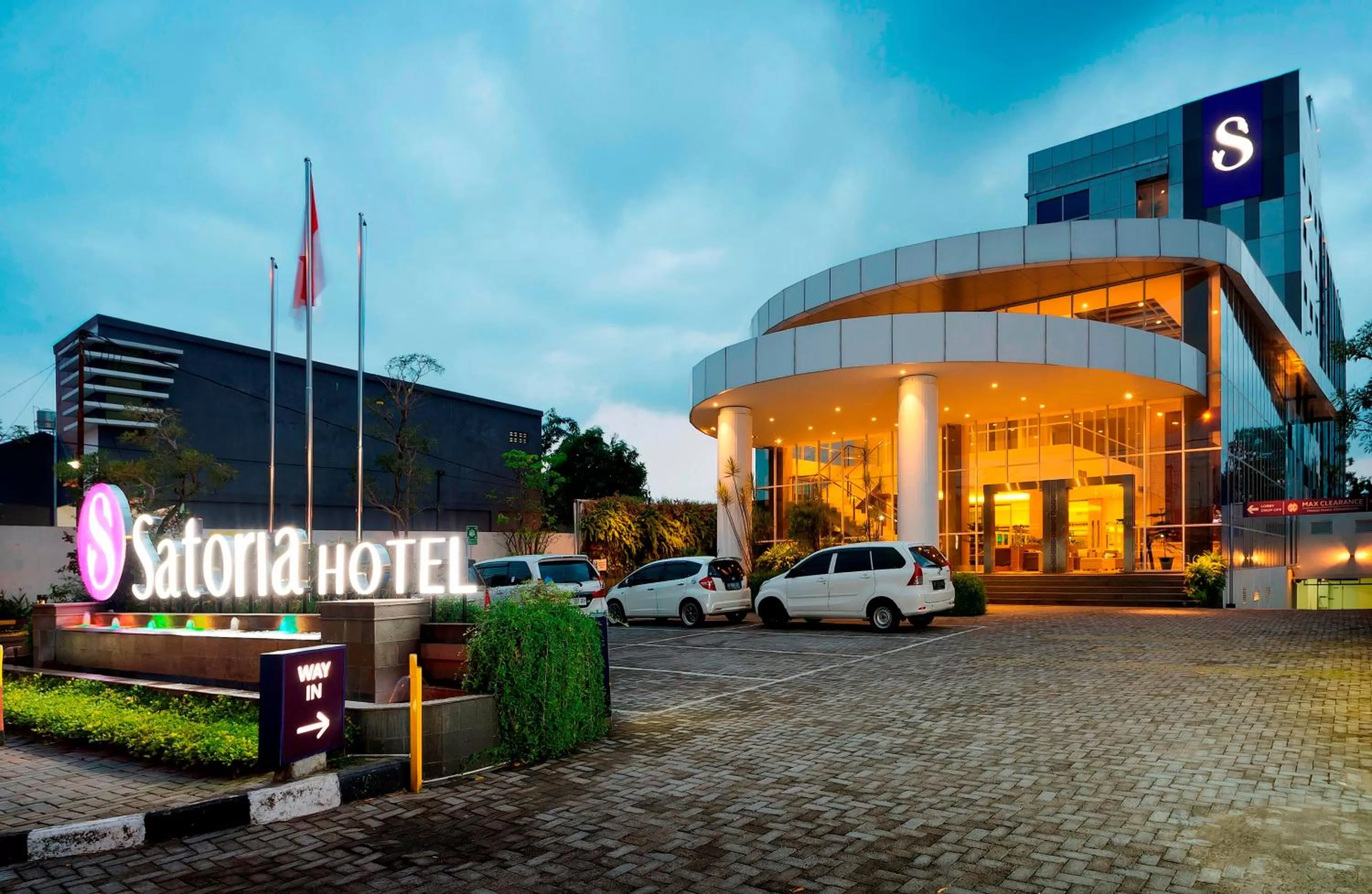 Facade/entrance in Satoria Hotel Yogyakarta - CHSE Certified