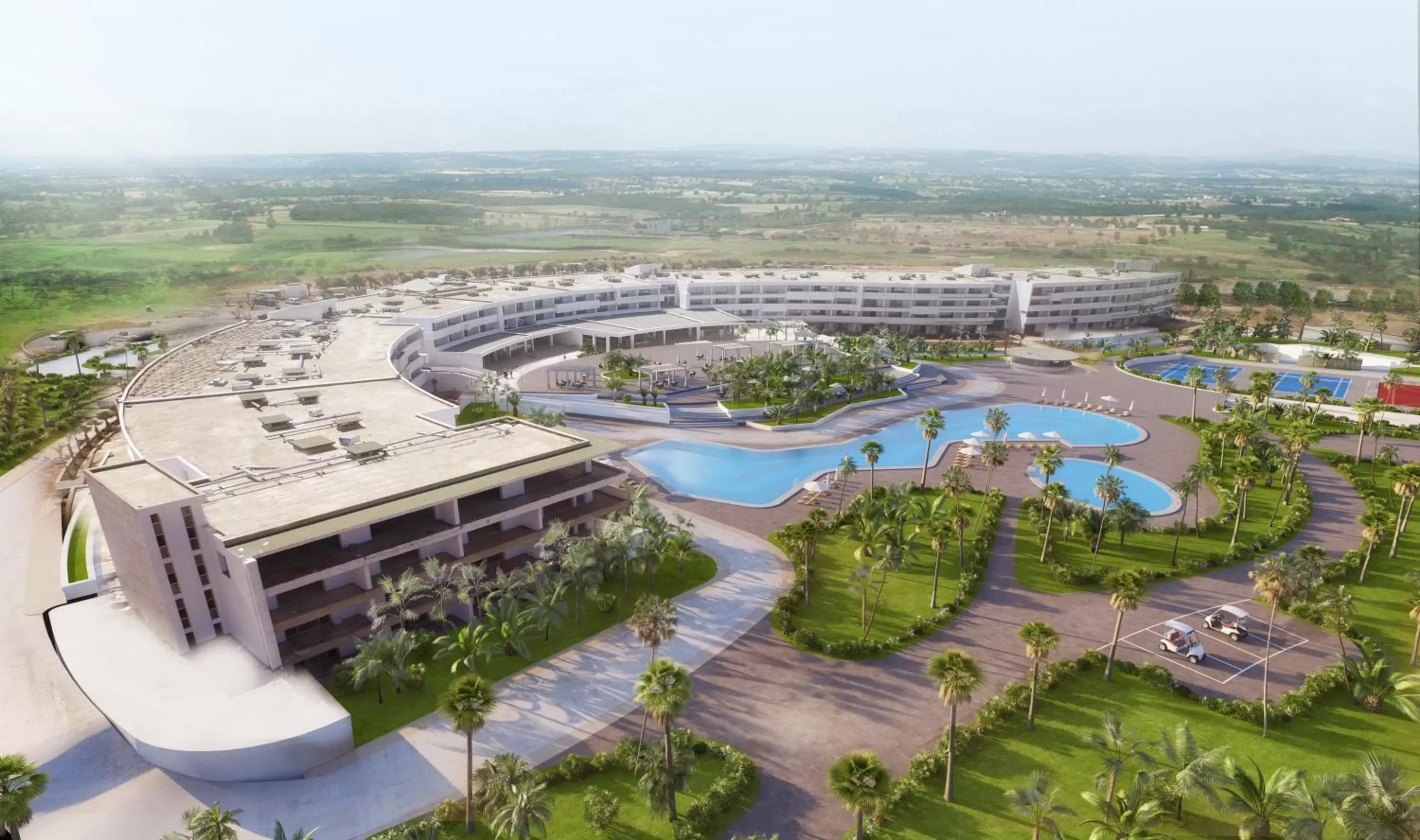 Pool view in Lixus Beach Resort - All Inclusive