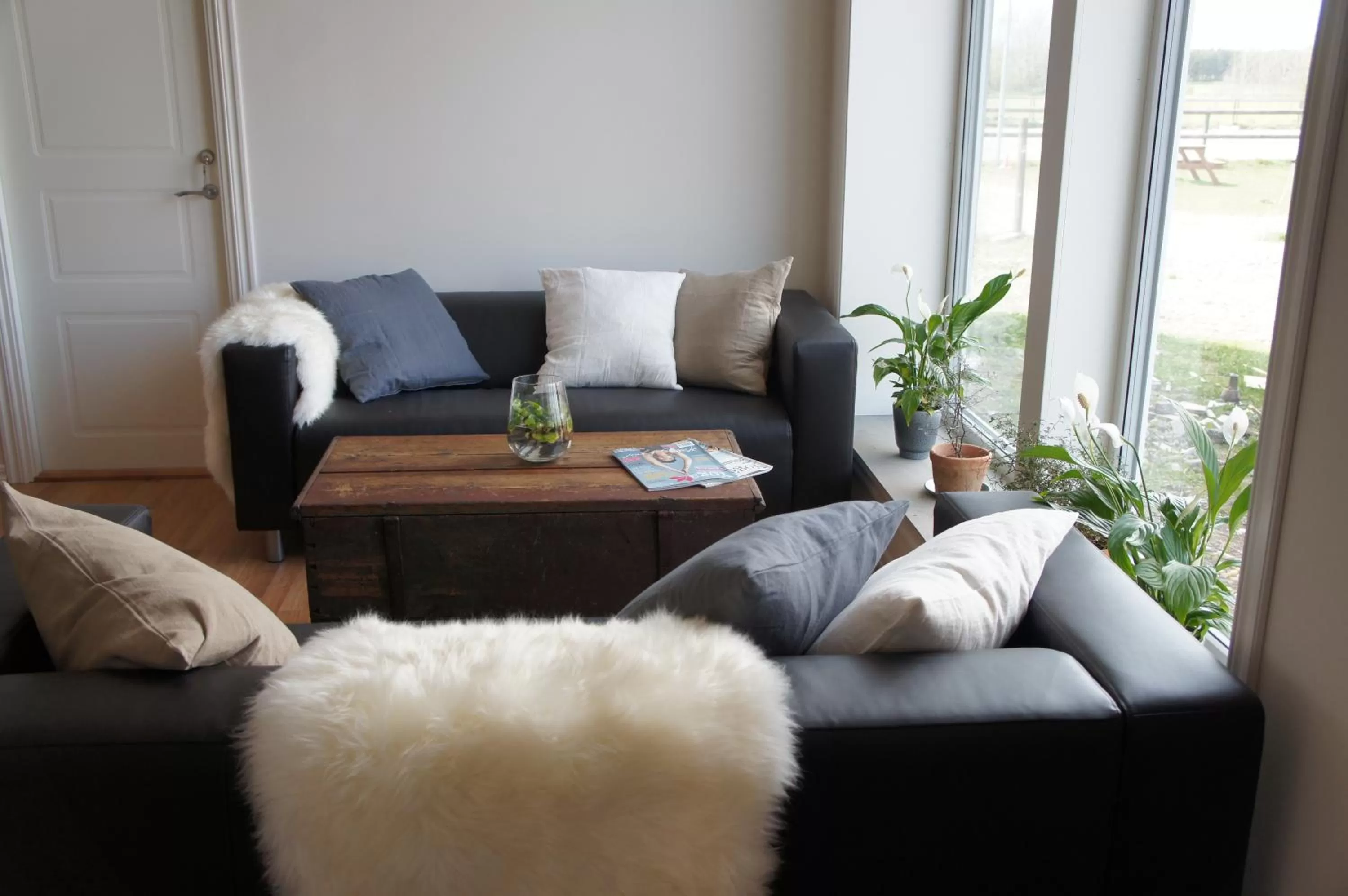 Living room in Ölands Yoga Studio & Islandshästar, Stugor & Rum