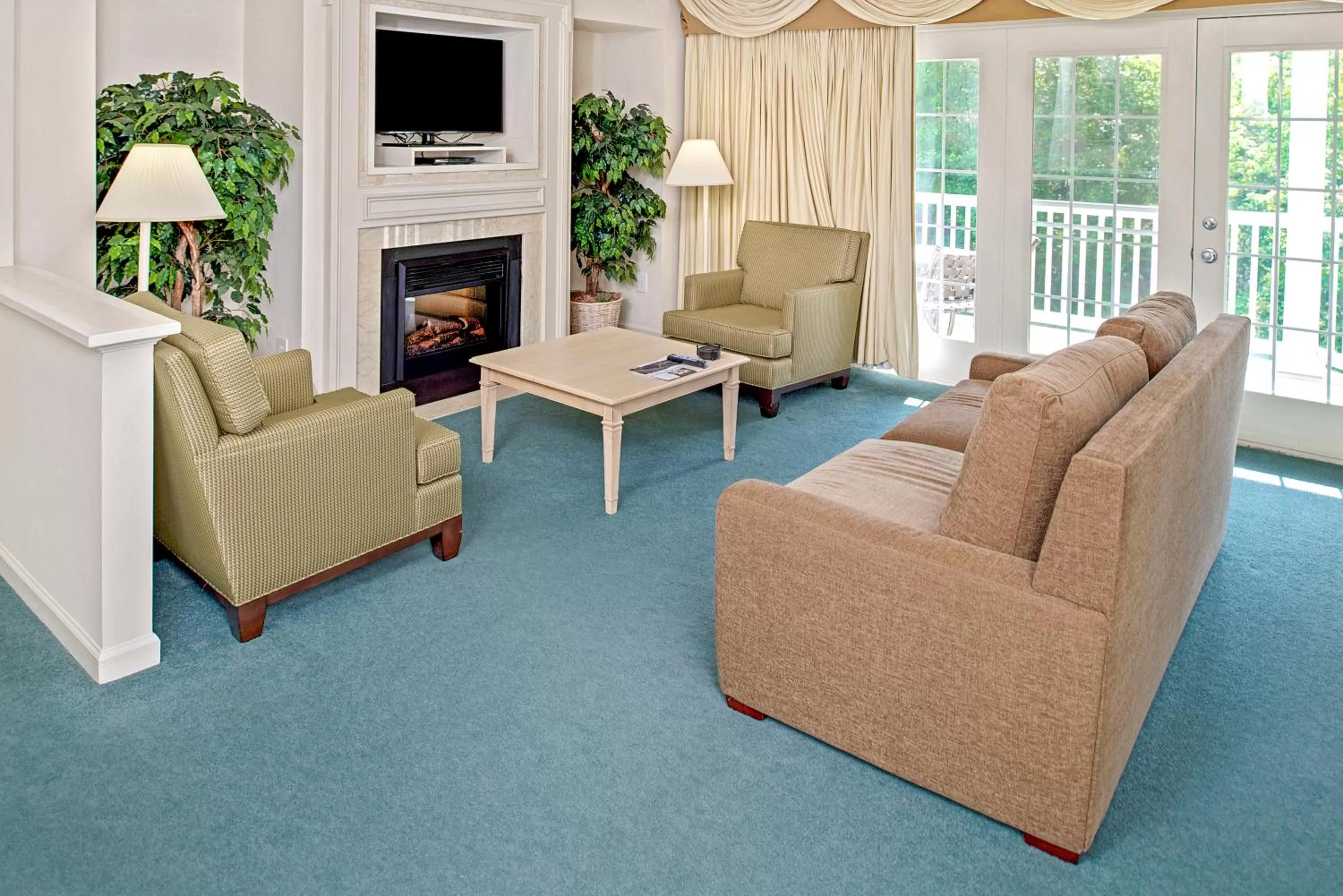 TV and multimedia in Hilton Vacation Club Greensprings Williamsburg