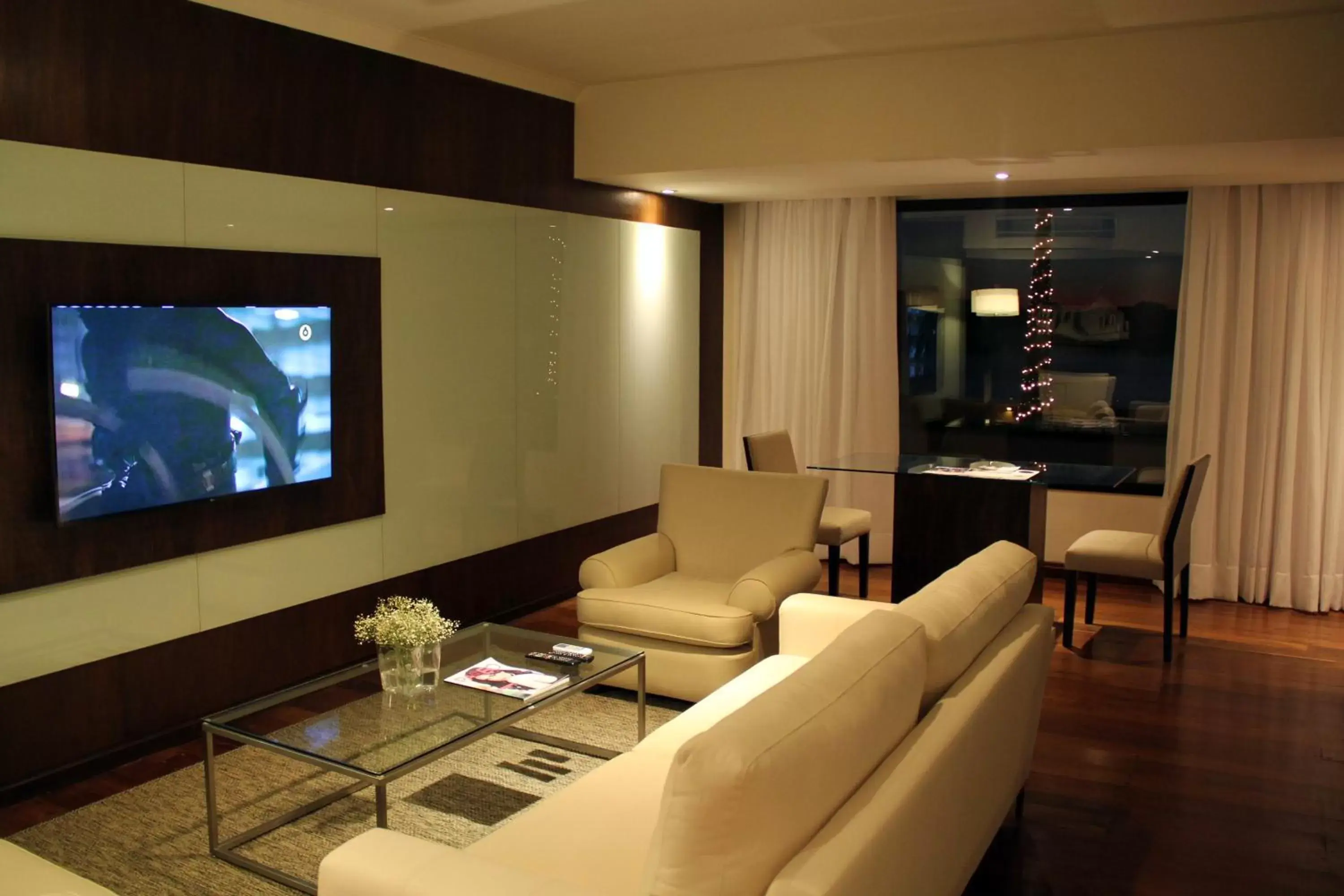 TV and multimedia, Seating Area in Resort Yacht Y Golf Club Paraguayo