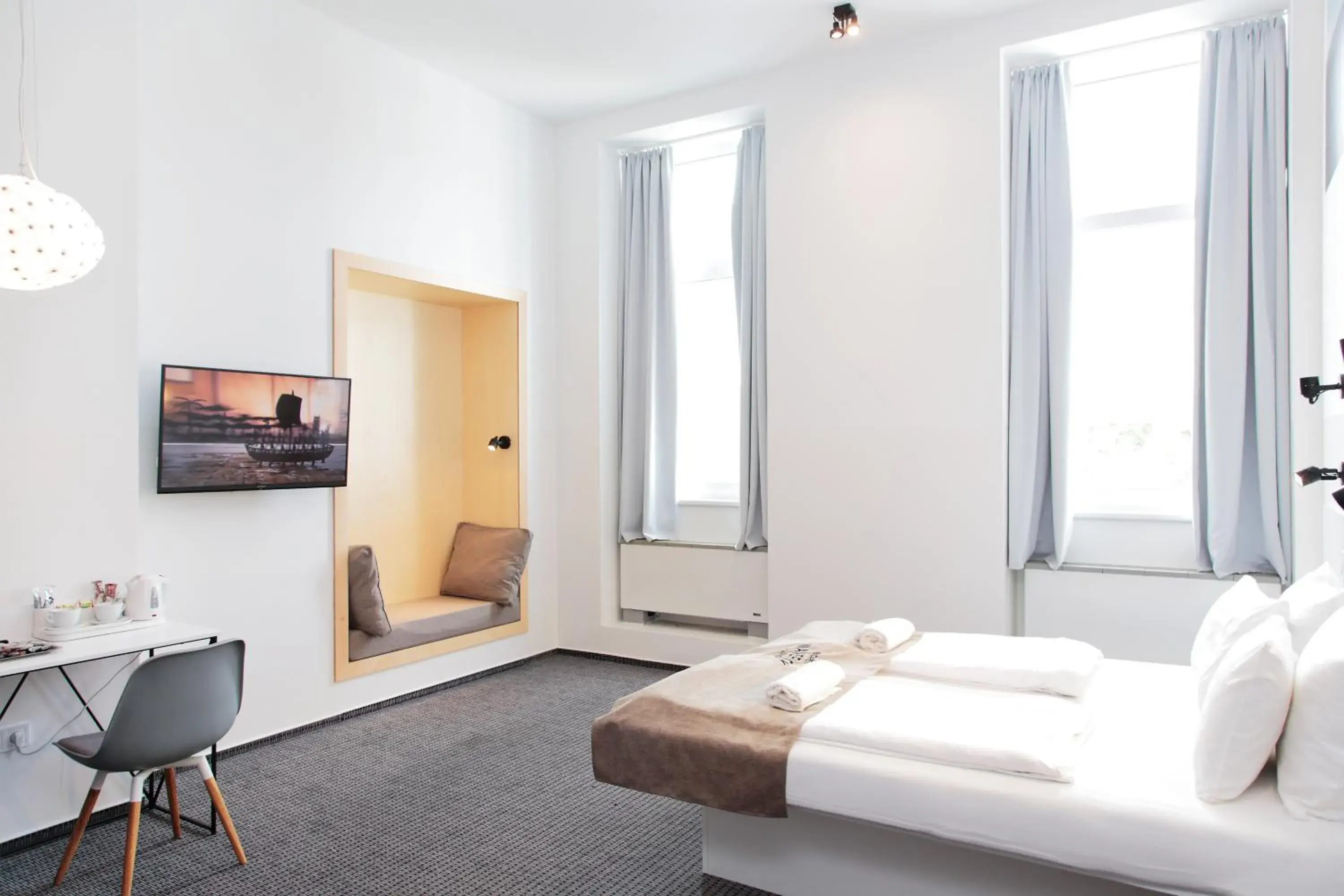 Bed in Maverick Budapest Soho Bed in Maverick Budapest Soho