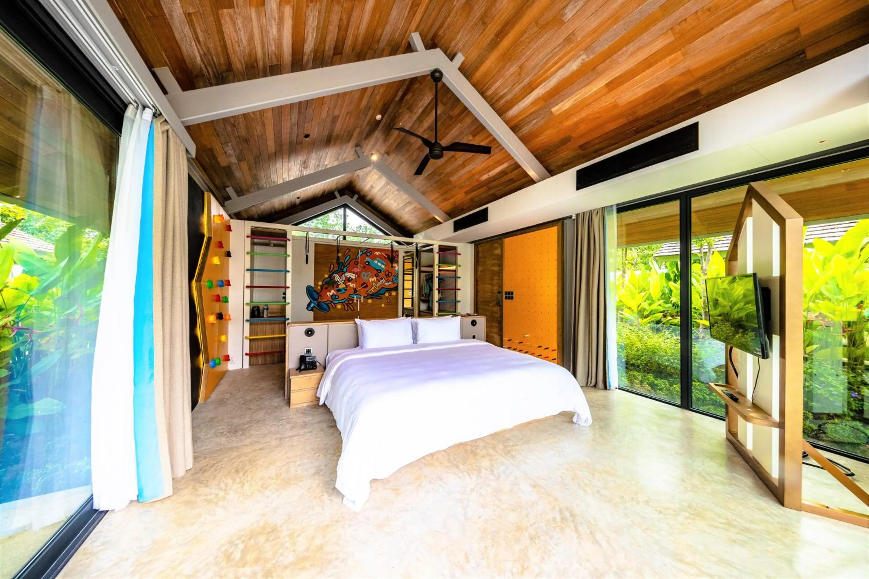 Bedroom, Bed in Island Escape Burasari