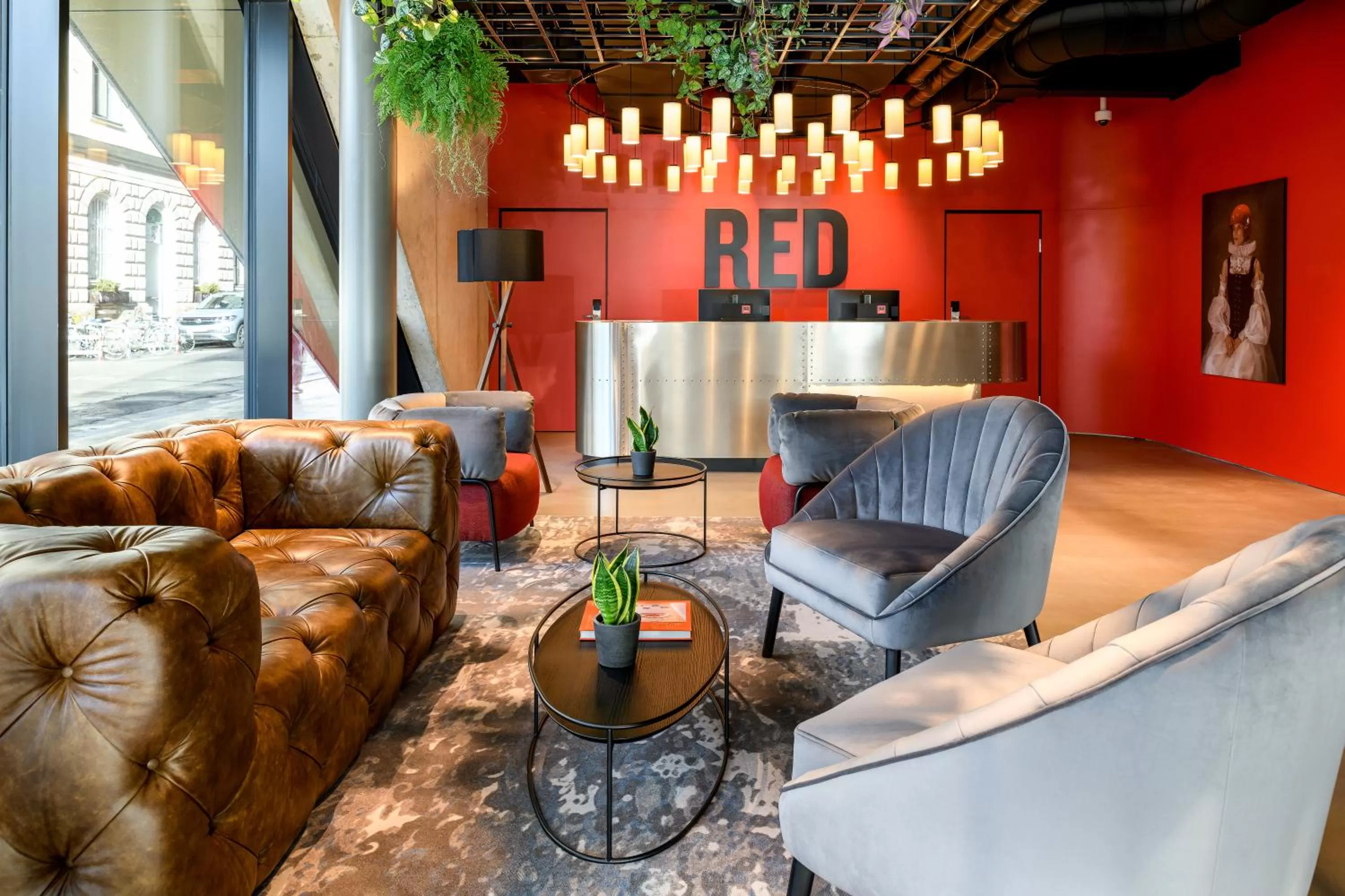 Lobby or reception in Radisson RED Hotel, Vienna