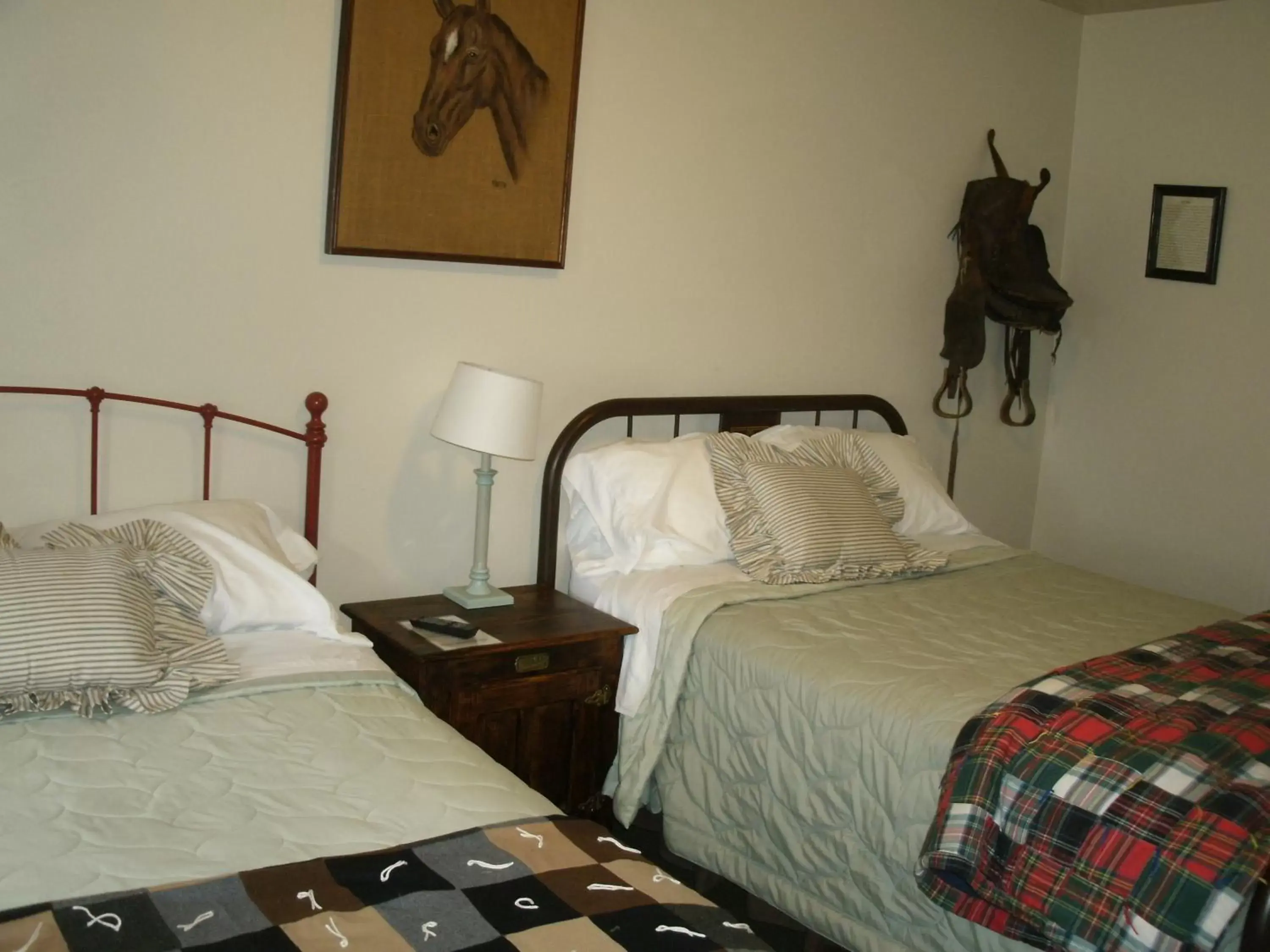 Bed in Virginia City Inn