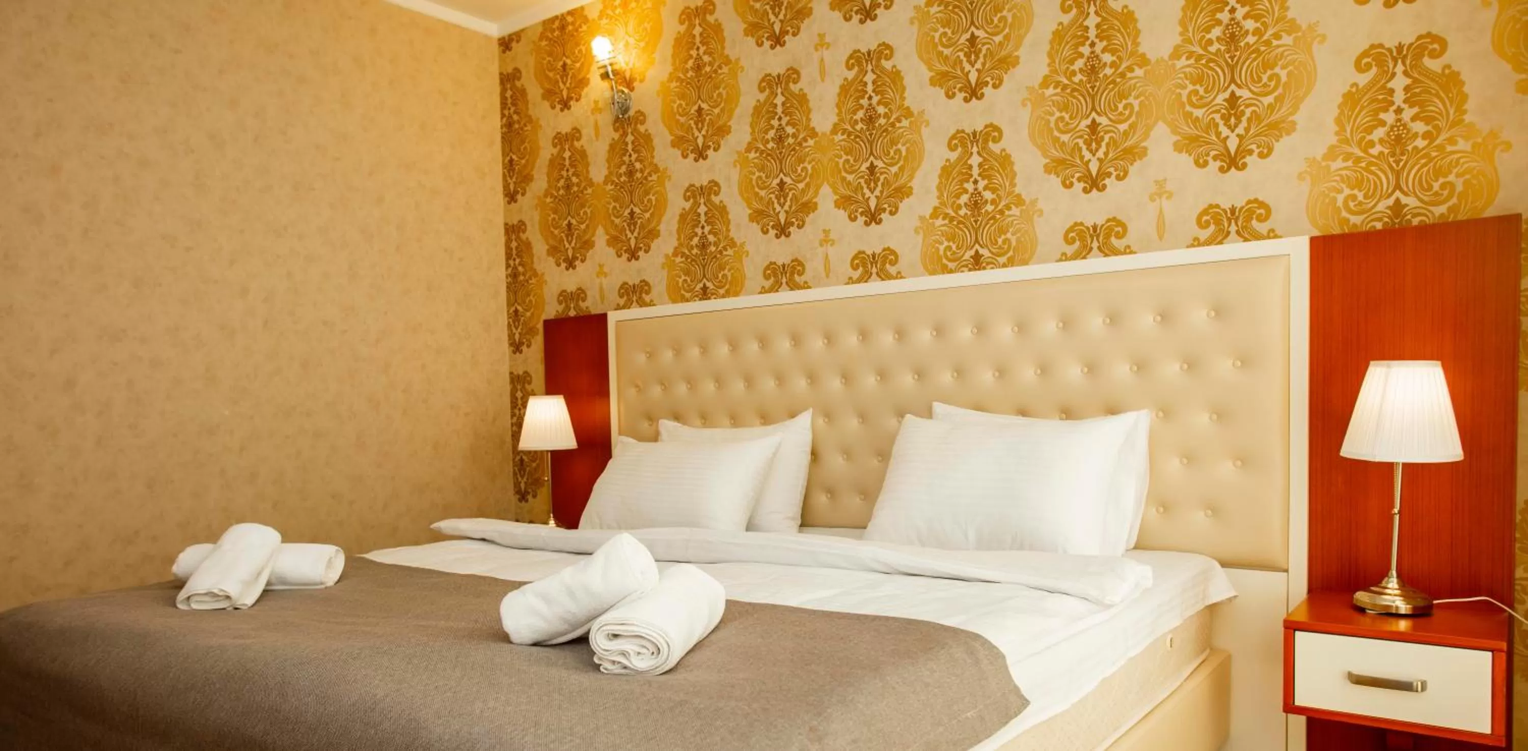 Bed in Holiday Lux Sea Towers Batumi