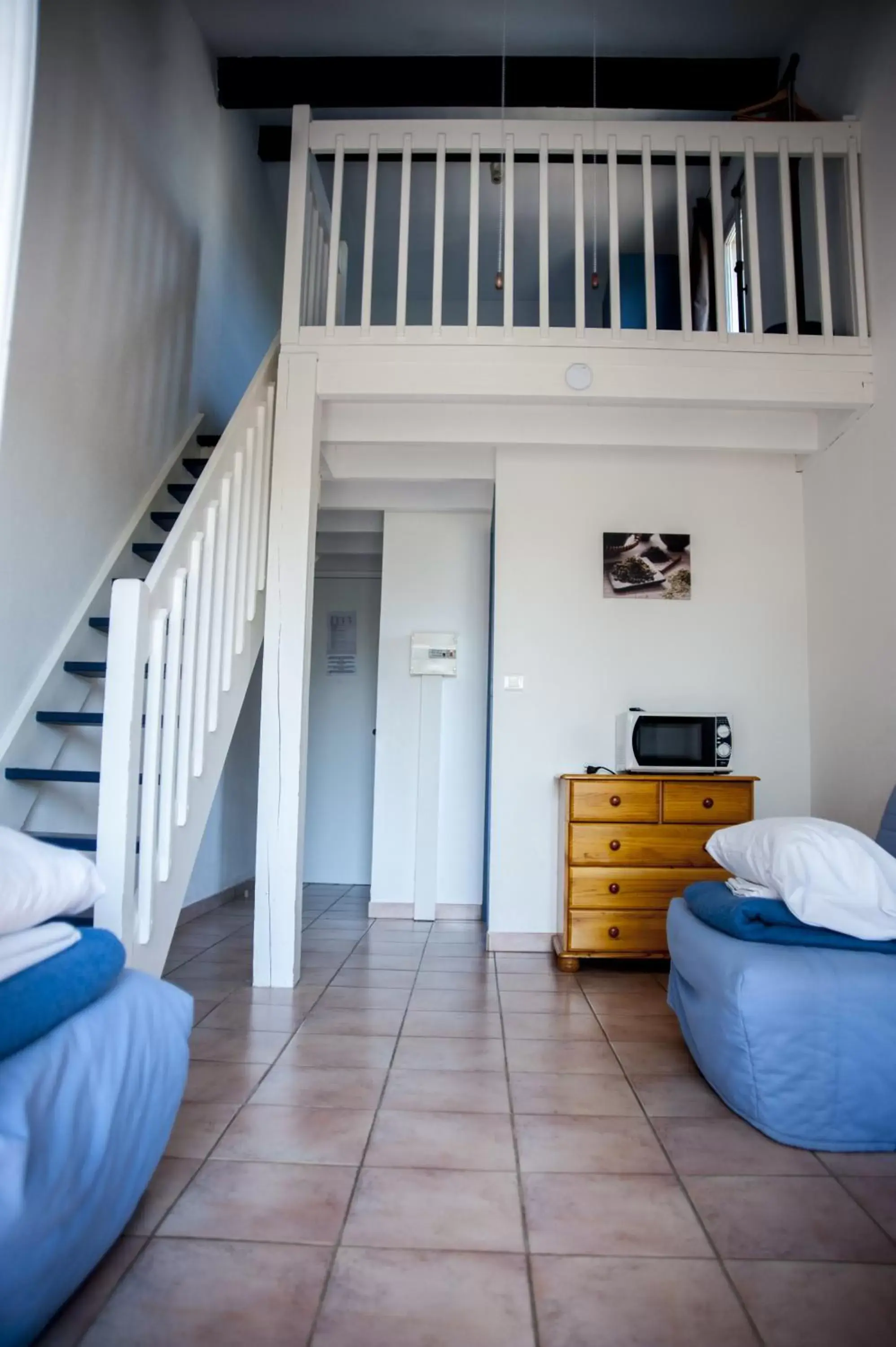 Photo of the whole room, Bed in Hôtel Le Leukos