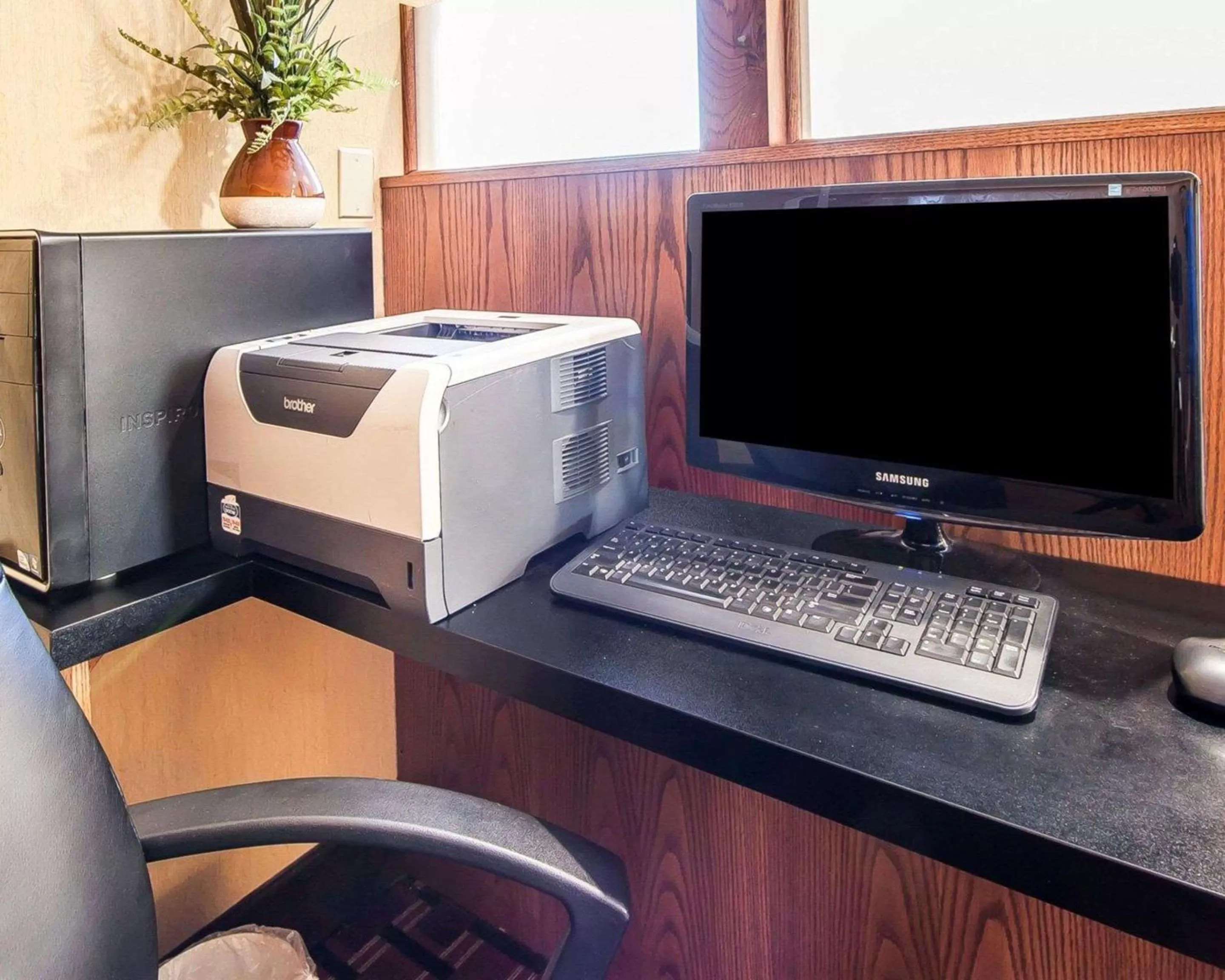 On site in Quality Inn Seaman