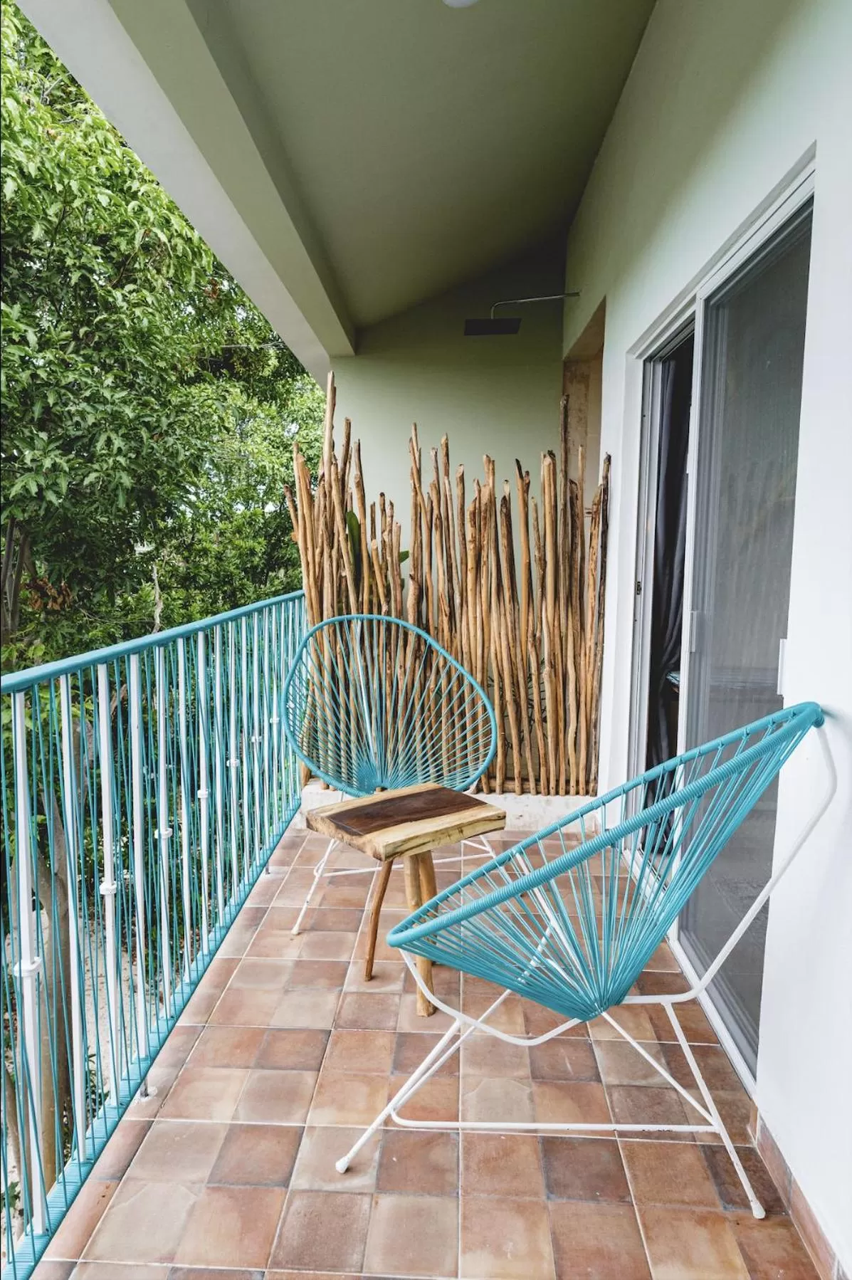Balcony/Terrace in LA TULUMEÑA Boutique Hotel