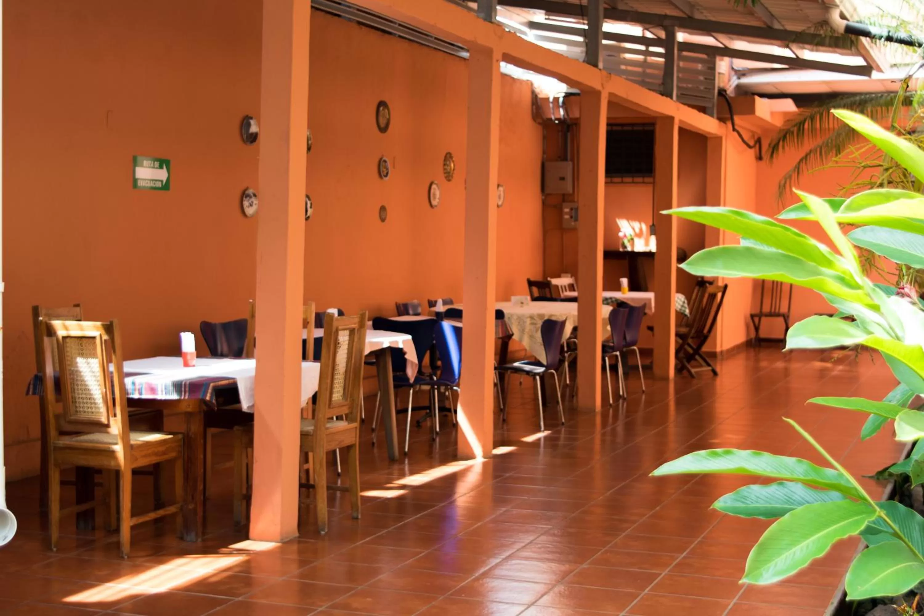 Patio in Hotel Valerie