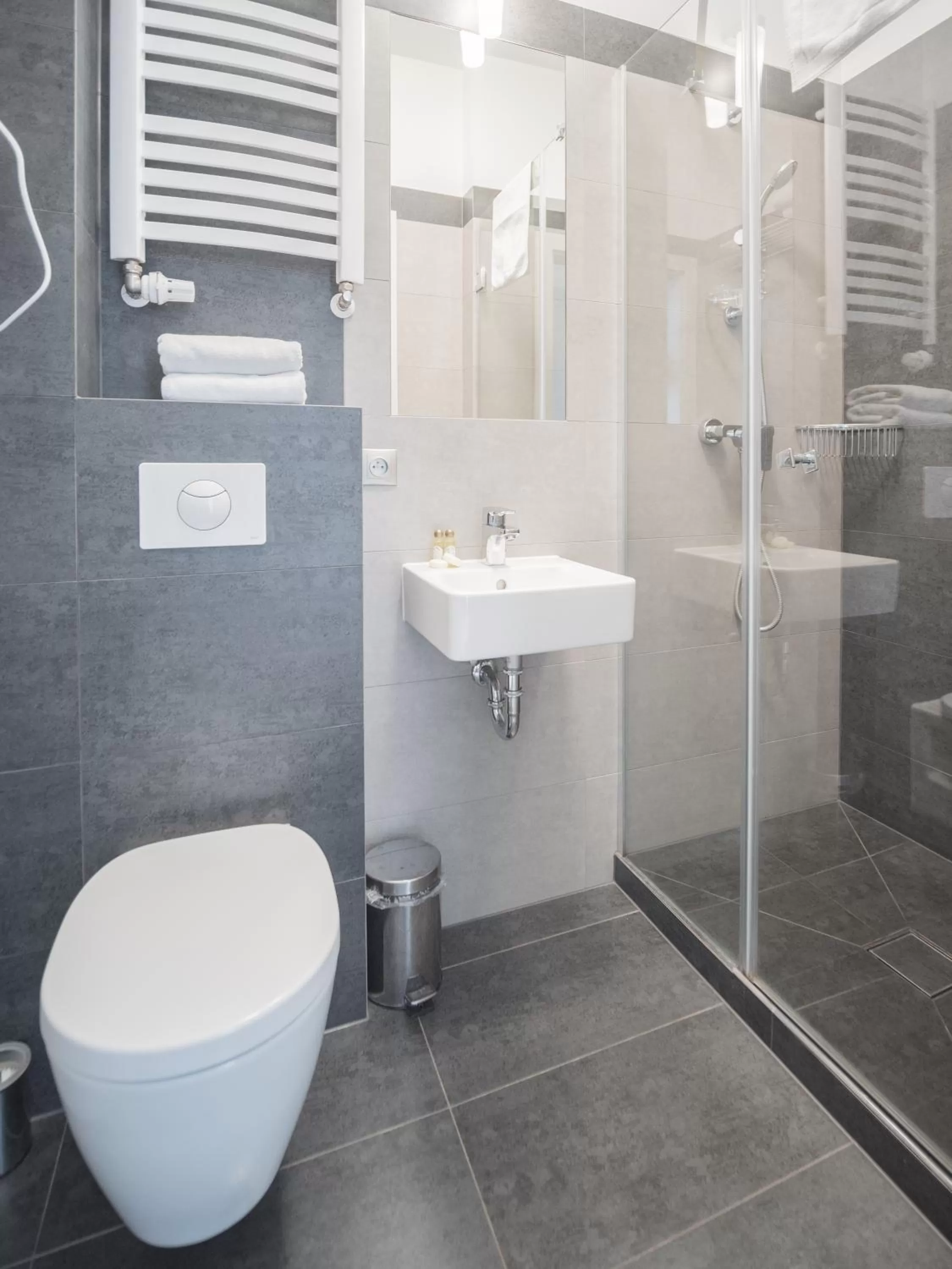 Shower in Hotel Miodowa