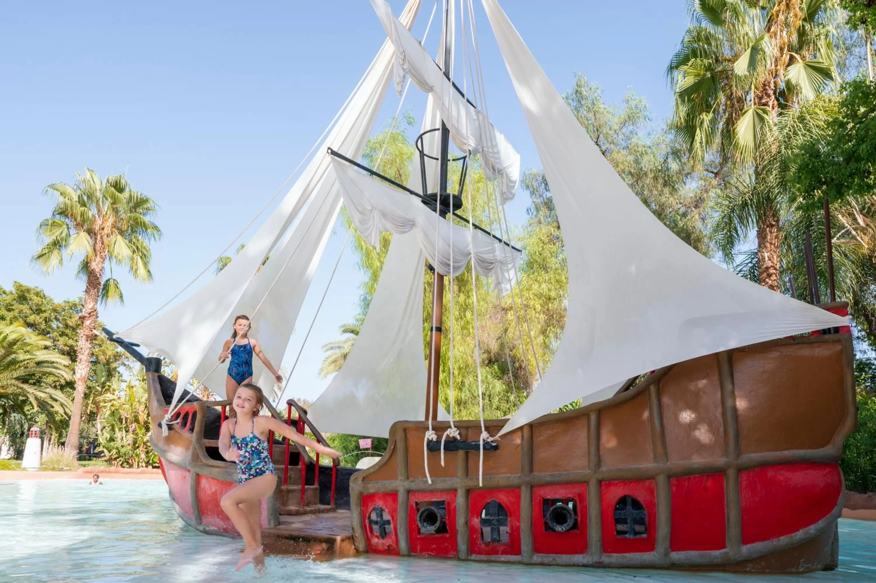 Aqua park in Oasis lodges