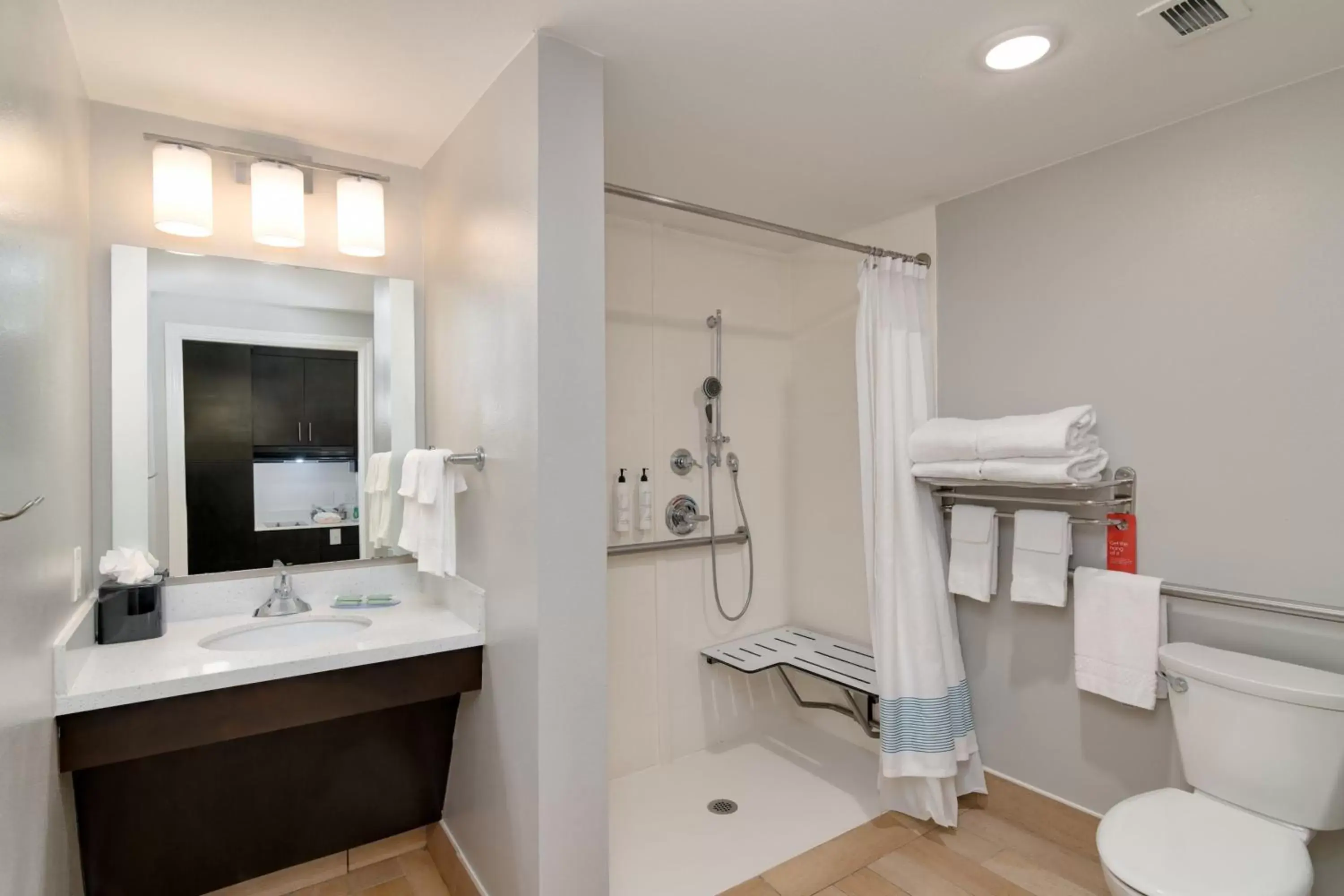 Bedroom, Bathroom in TownePlace Suites by Marriott Dallas McKinney