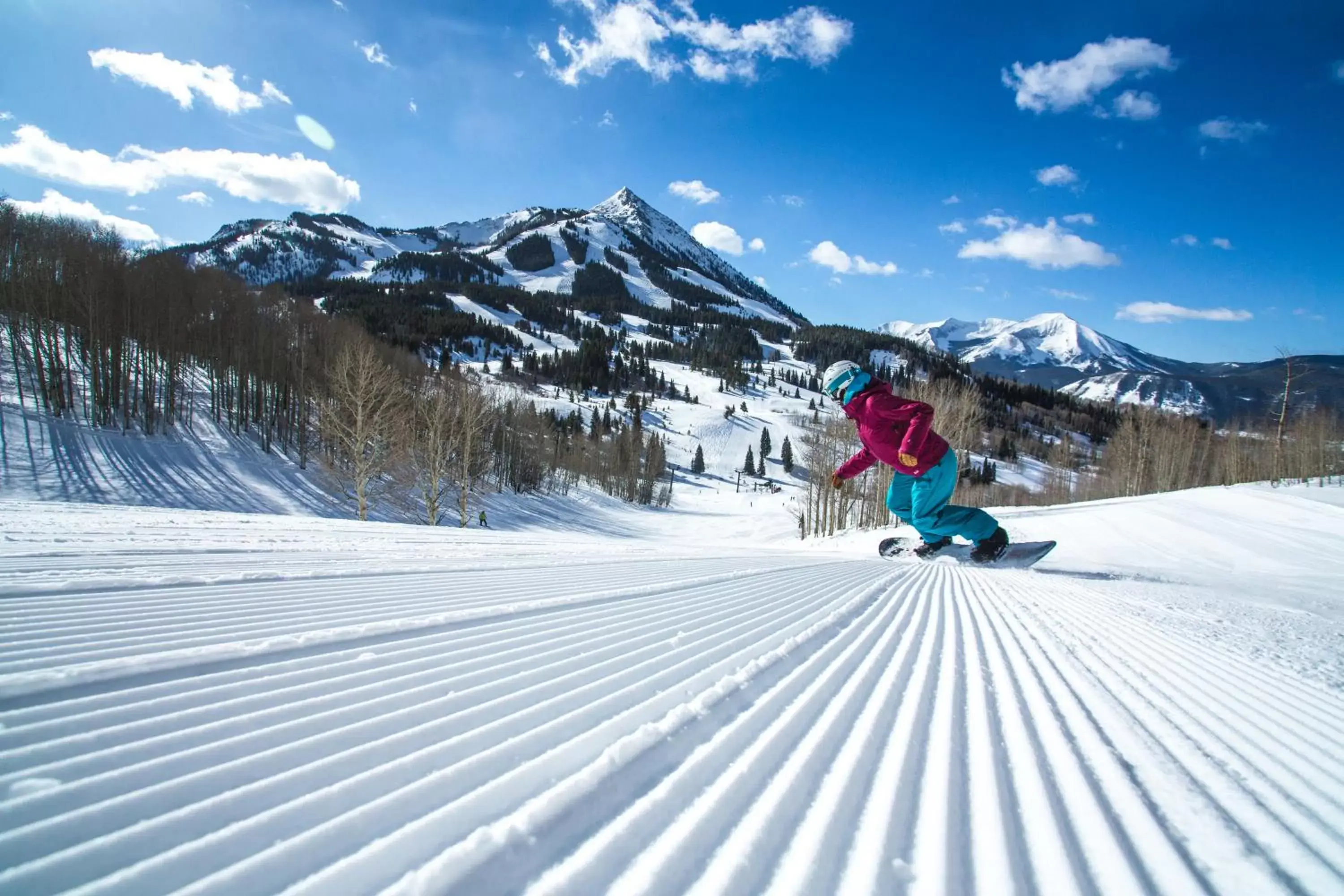 Skiing, Winter in The Lodge at Mountaineer Square