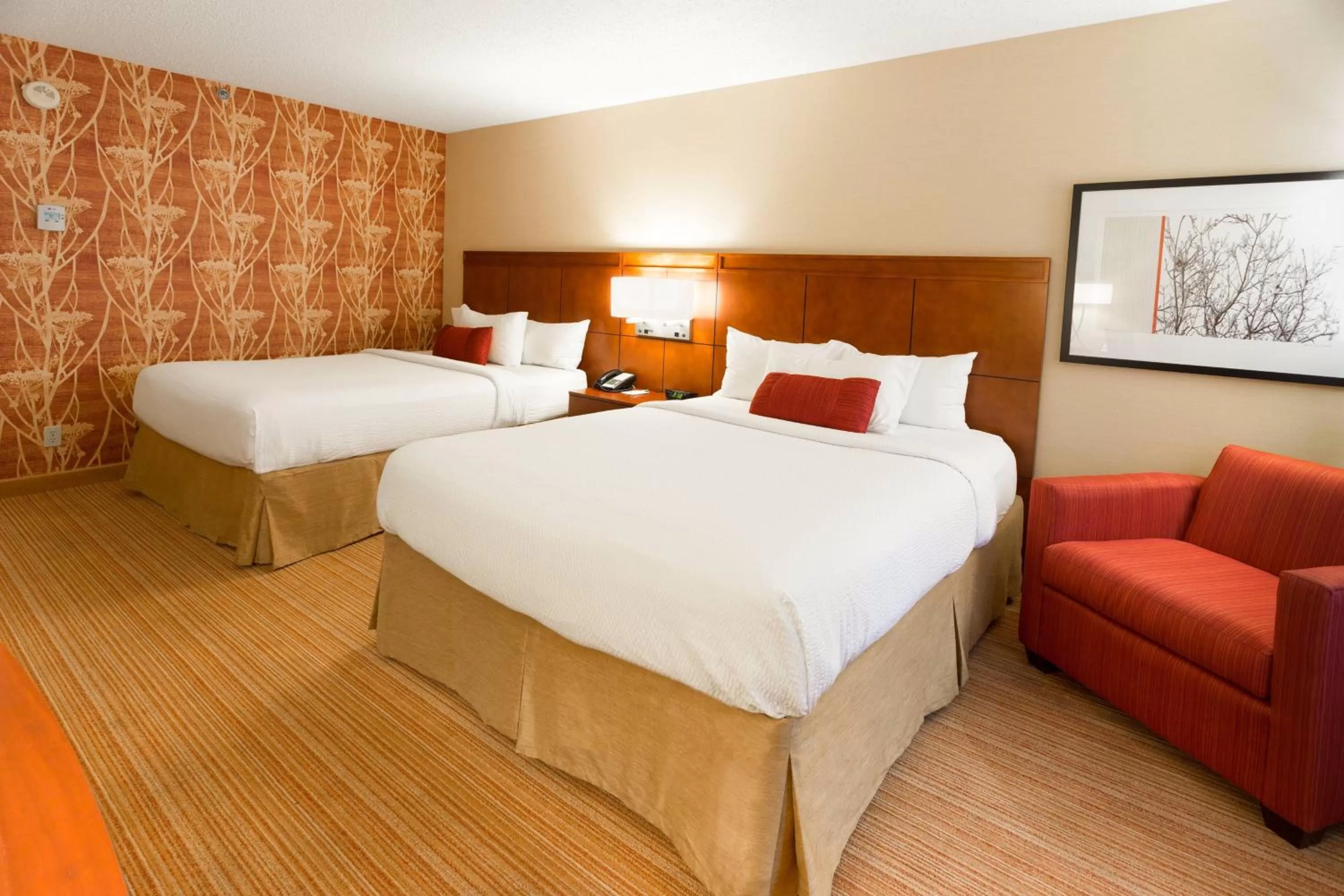 Double Room with Two Double Beds and Adapted Tub - Mobility Accessible in Courtyard by Marriott Fort Collins