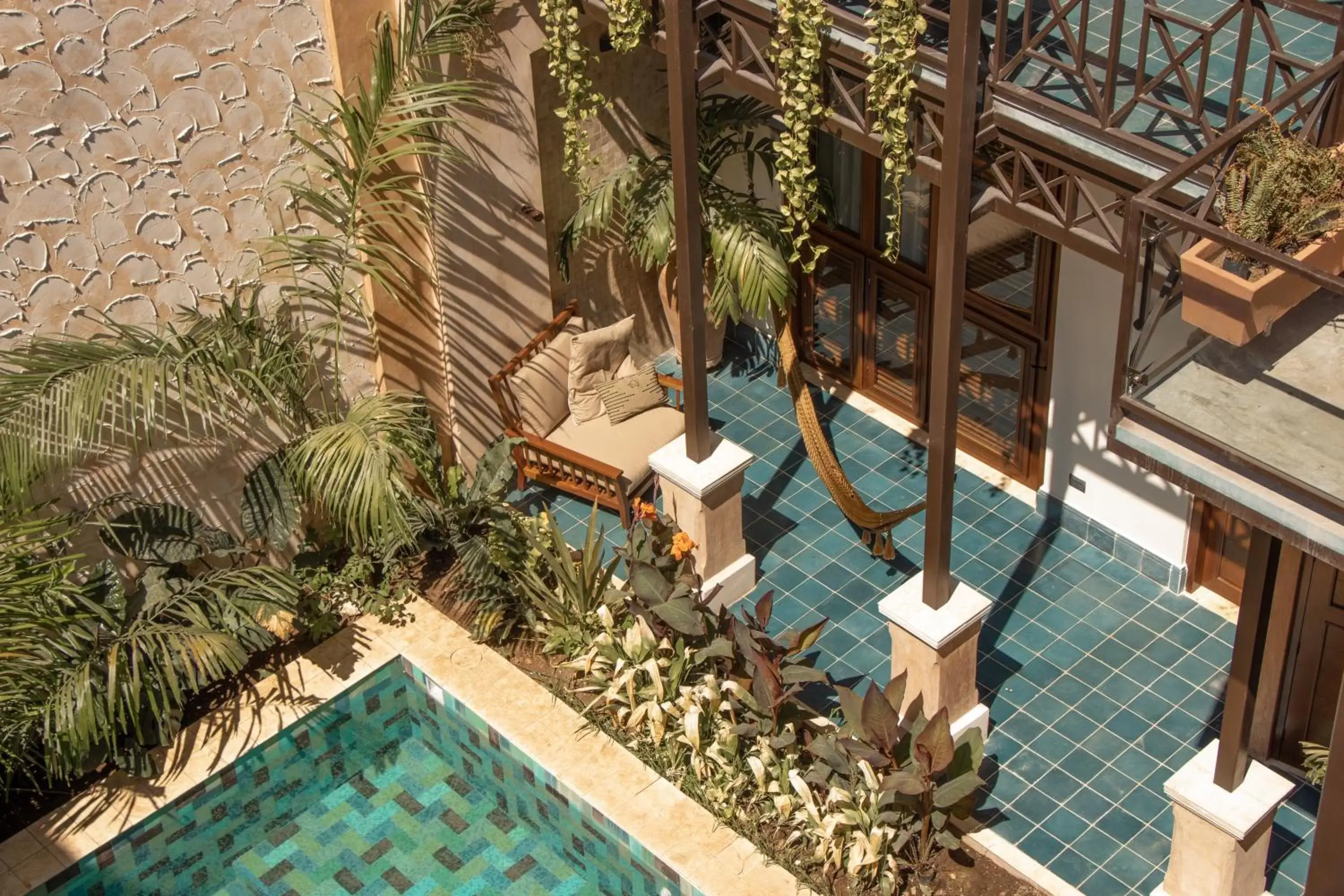 Balcony/Terrace, Pool View in CIGNO HOTEL BOUTIQUE- Adults Only