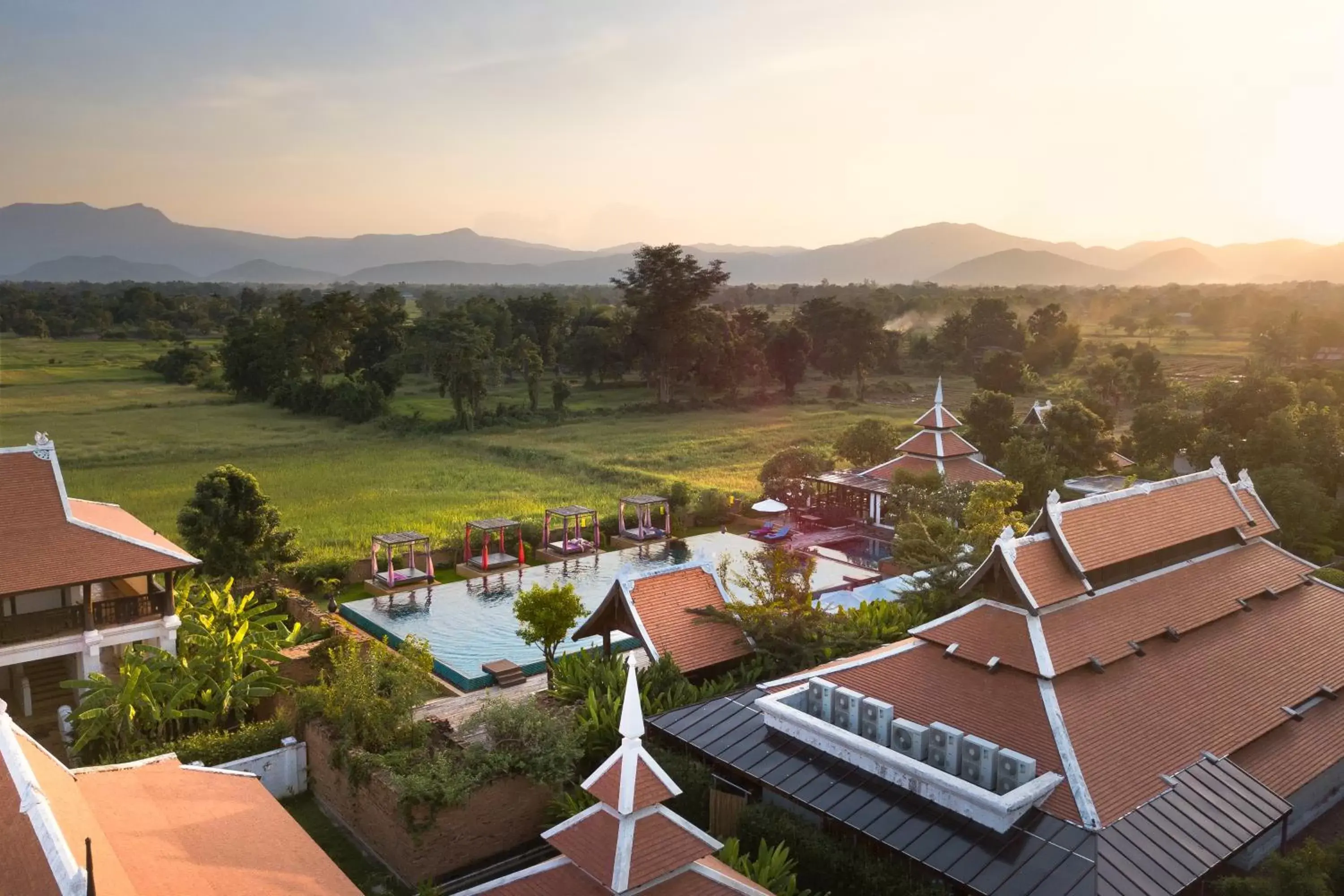 Bird's eye view in Sriwilai Sukhothai