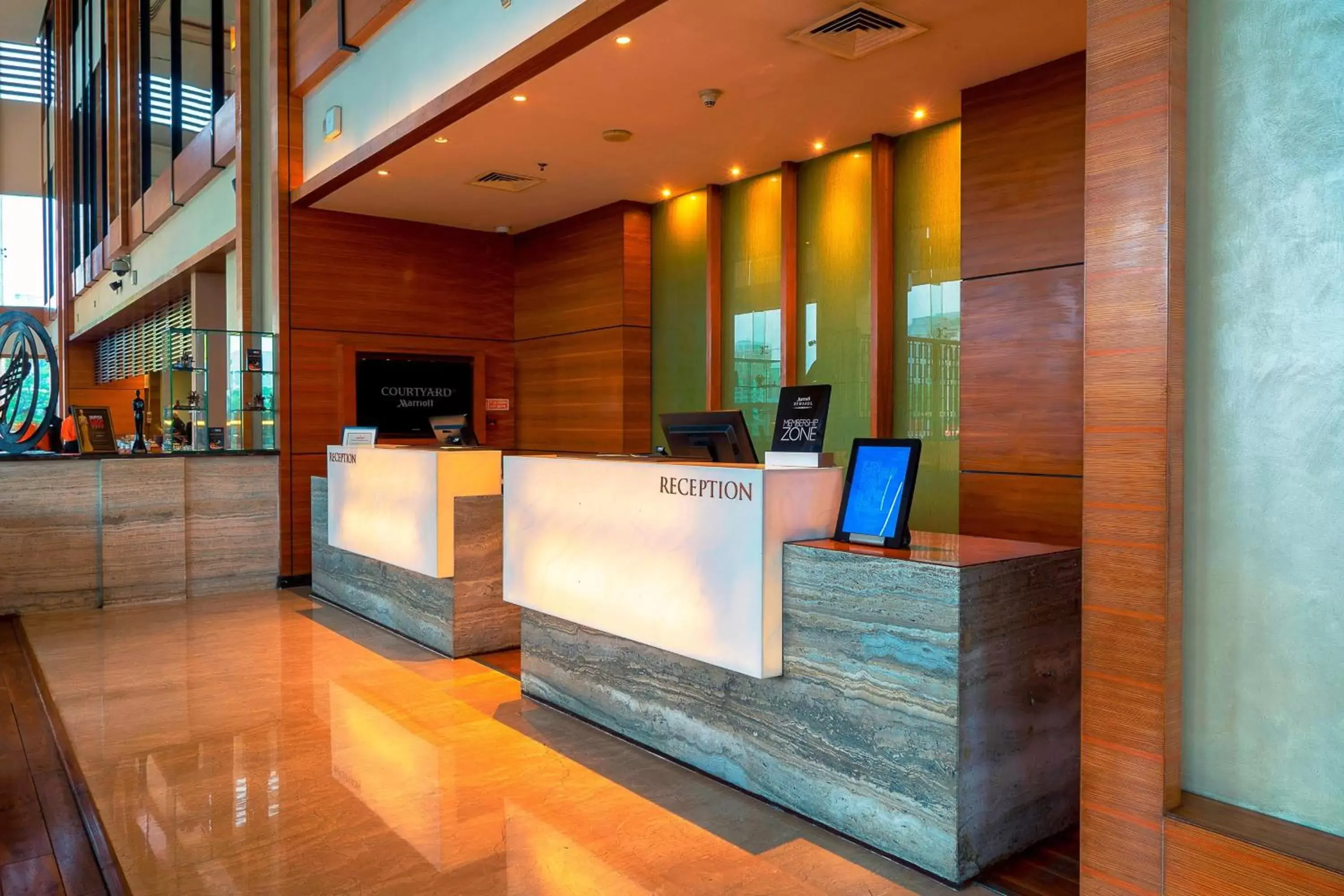 Lobby or reception, Lobby/Reception in Courtyard by Marriott Ahmedabad