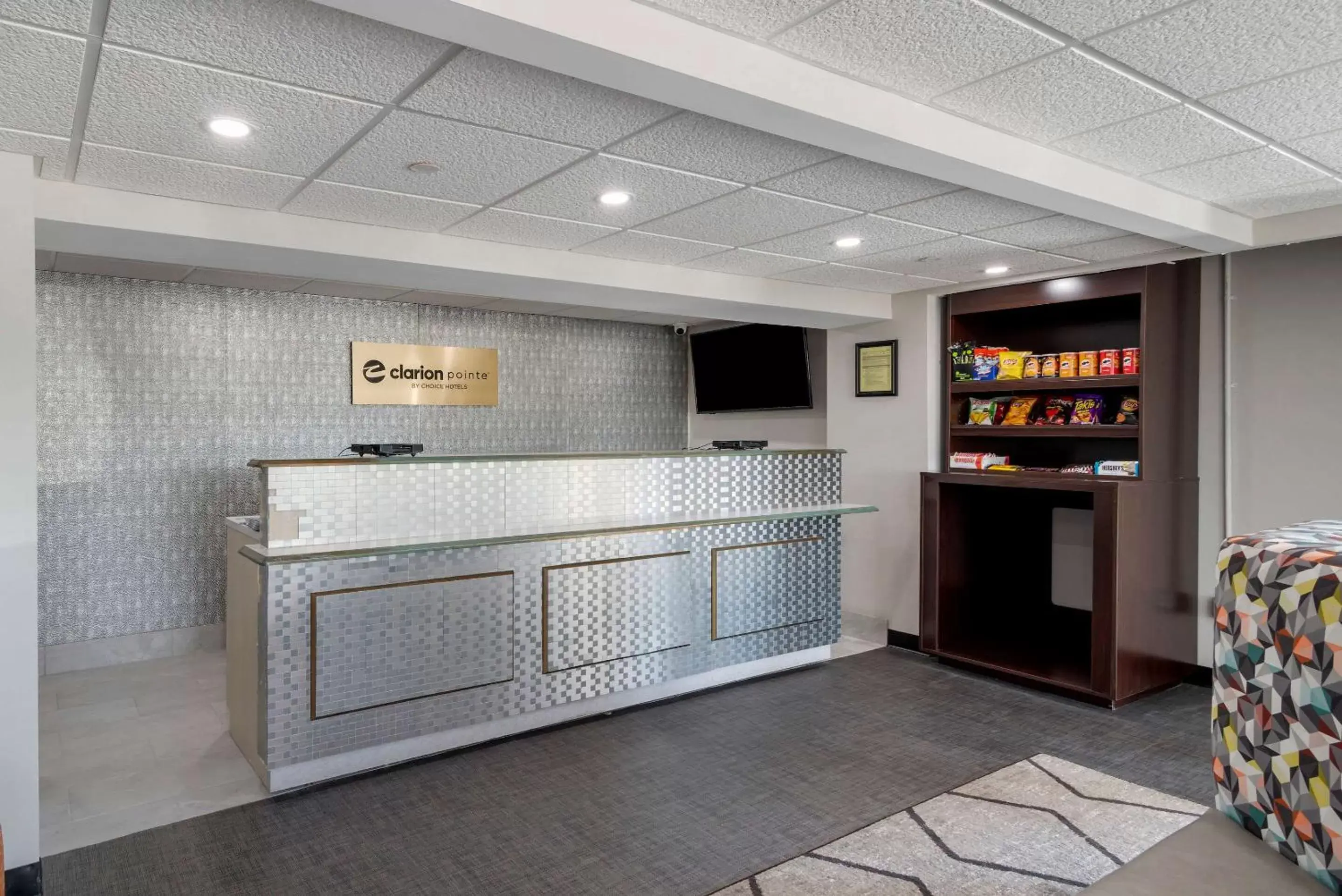 Lobby or reception in Clarion Pointe McDonough Lobby or reception in Clarion Pointe McDonough