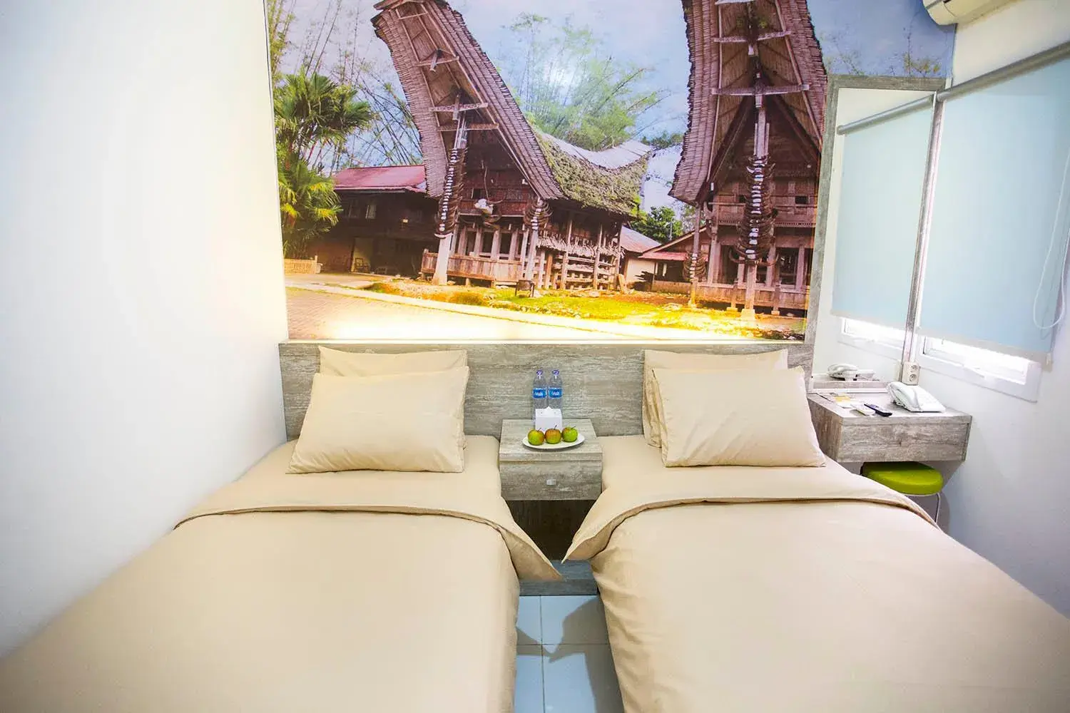 Bed in De Green Inn at Aeropolis Bed in De Green Inn at Aeropolis