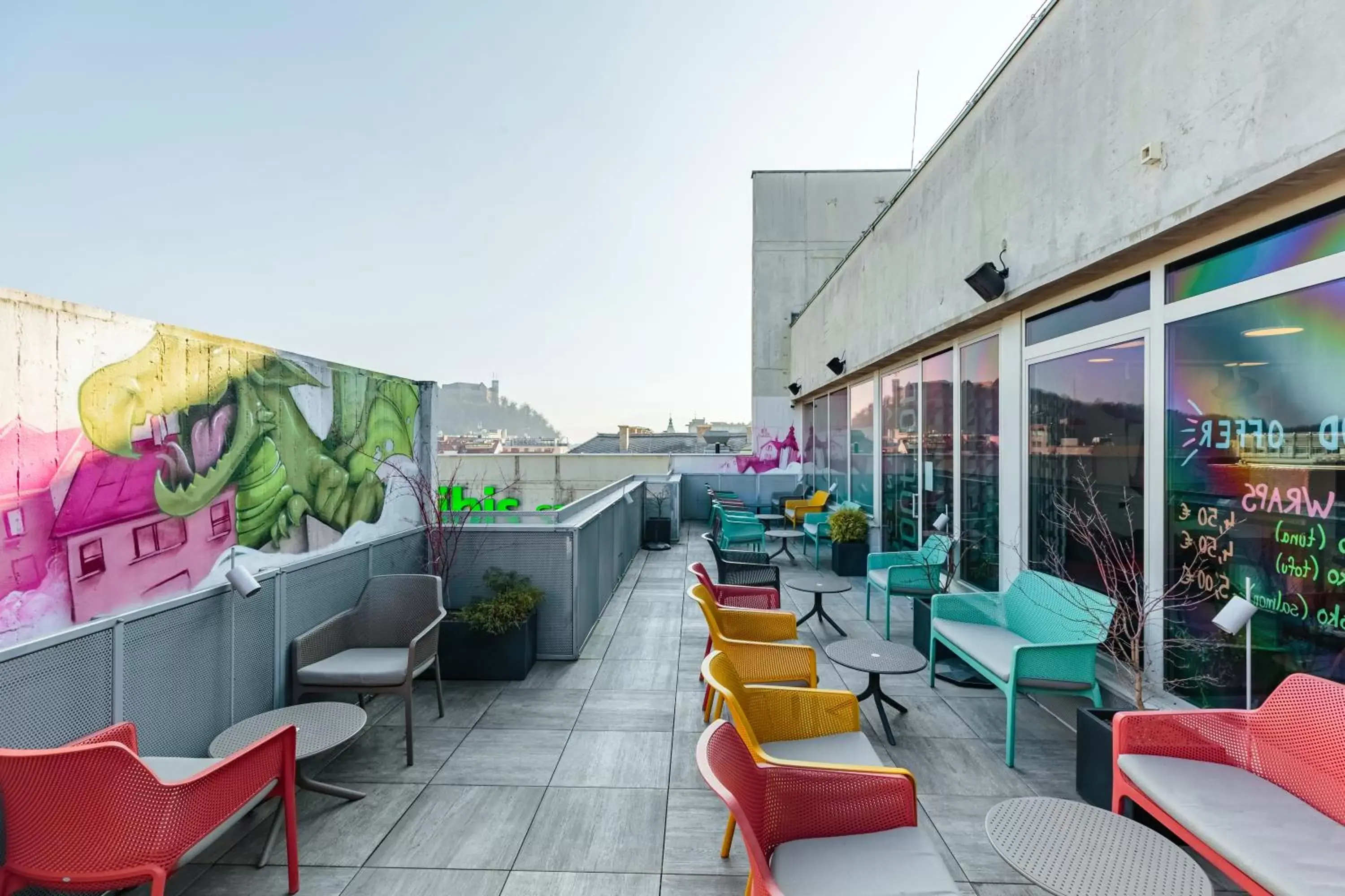 Balcony/Terrace in ibis Styles Ljubljana Centre