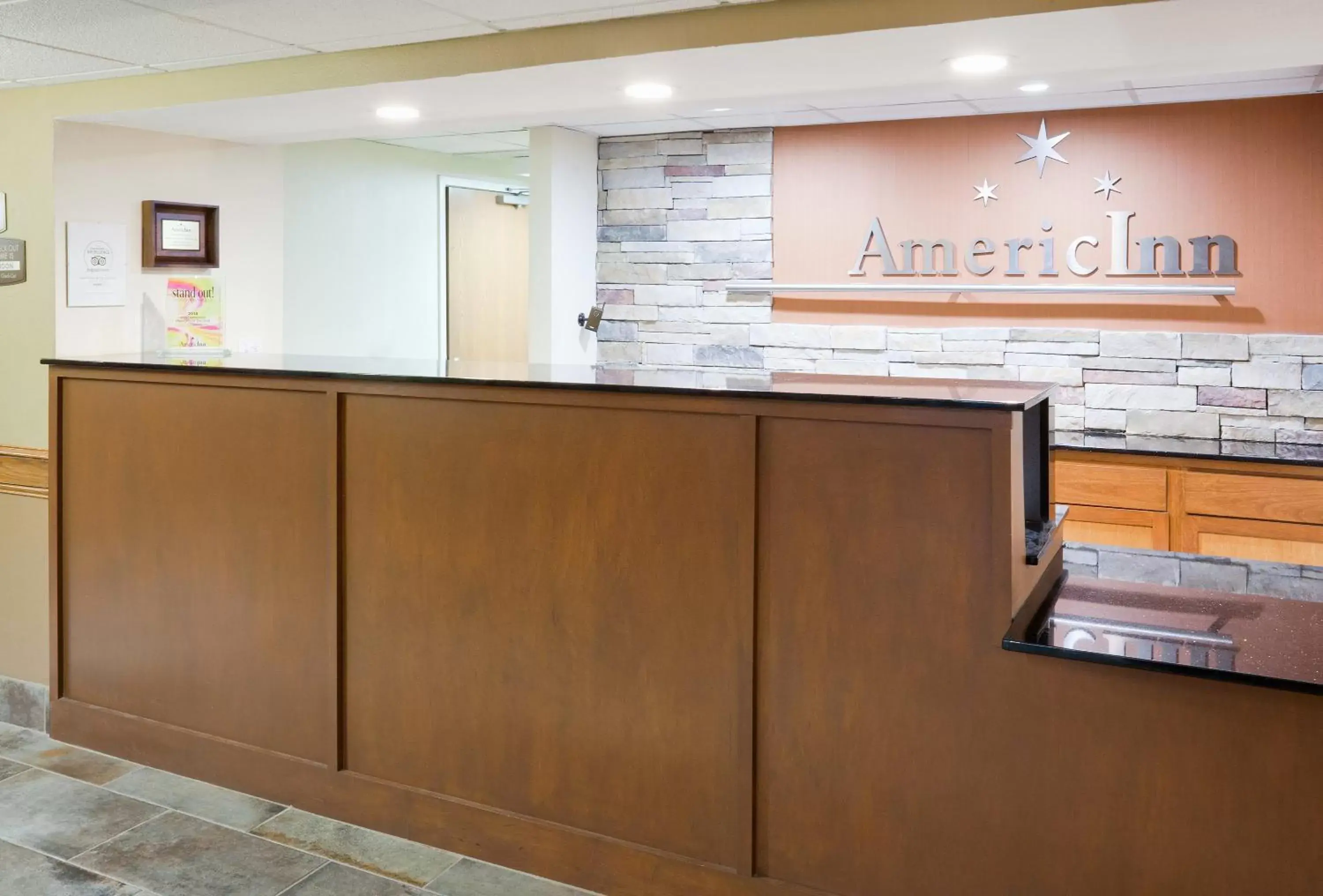 Lobby or reception in AmericInn by Wyndham Apple Valley Lobby or reception in AmericInn by Wyndham Apple Valley