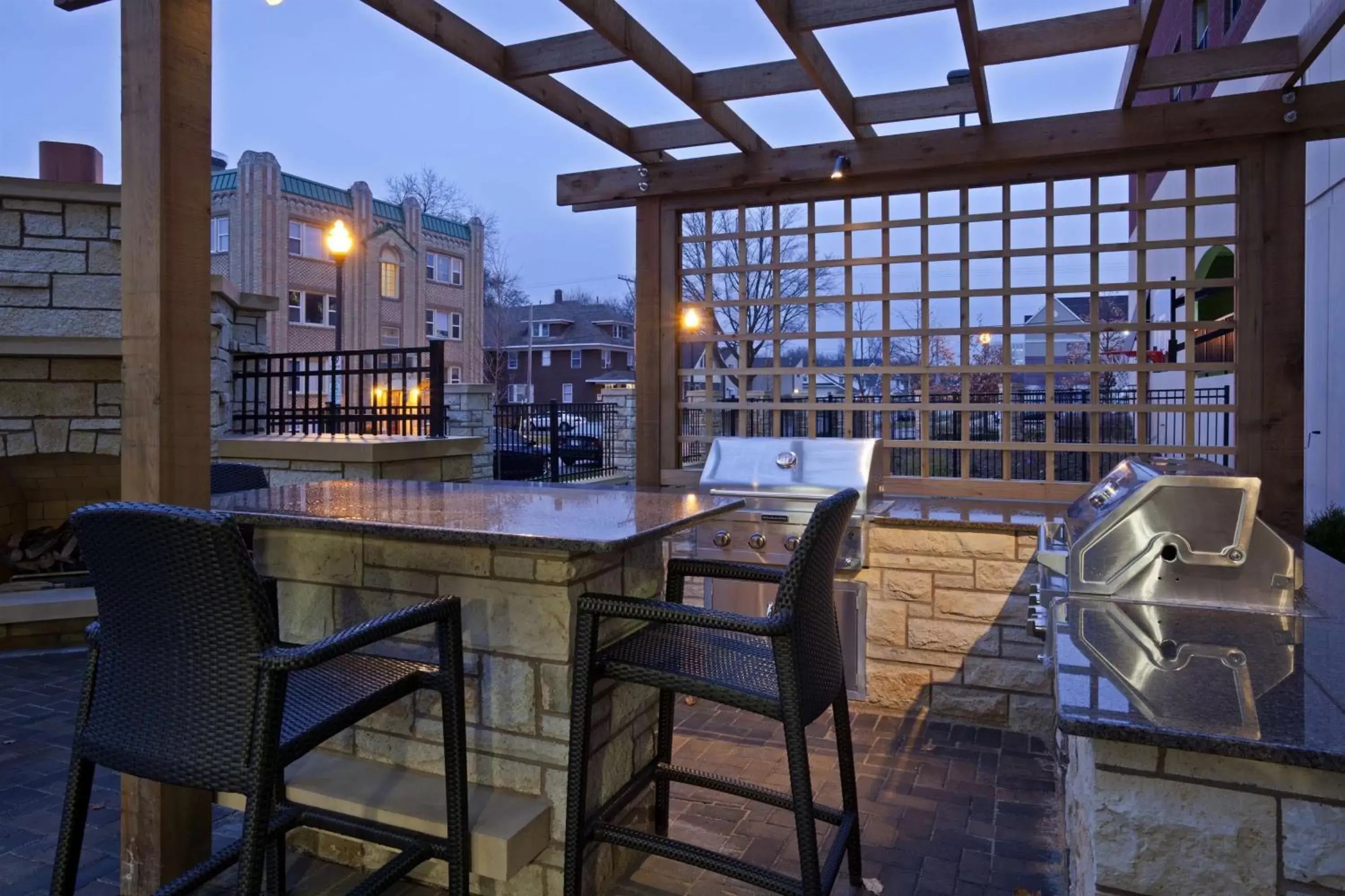 Patio in Homewood Suites by Hilton Rochester Mayo Clinic-St. Marys Campus