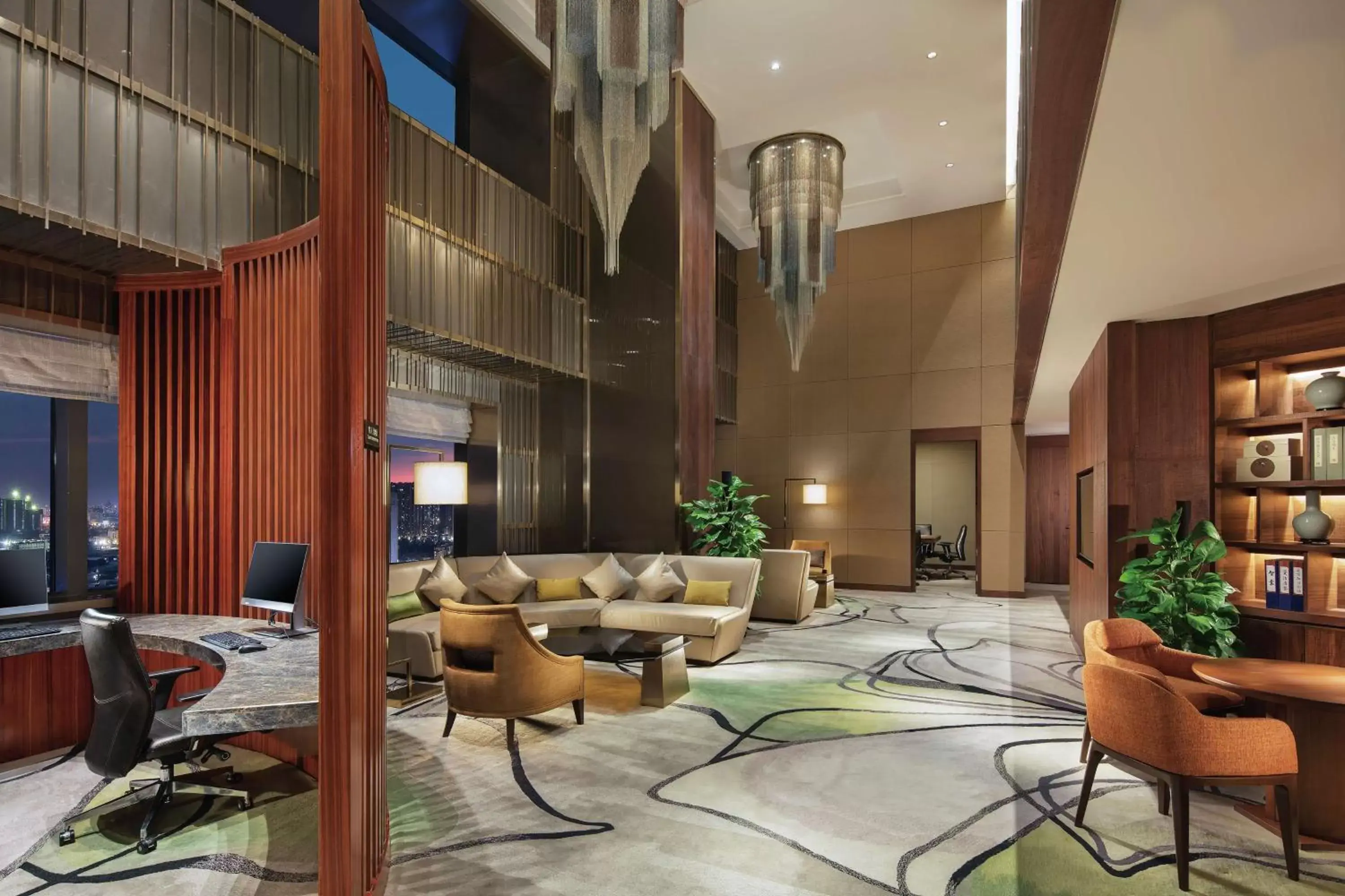 Meeting/conference room, Lobby/Reception in Hilton Shenyang