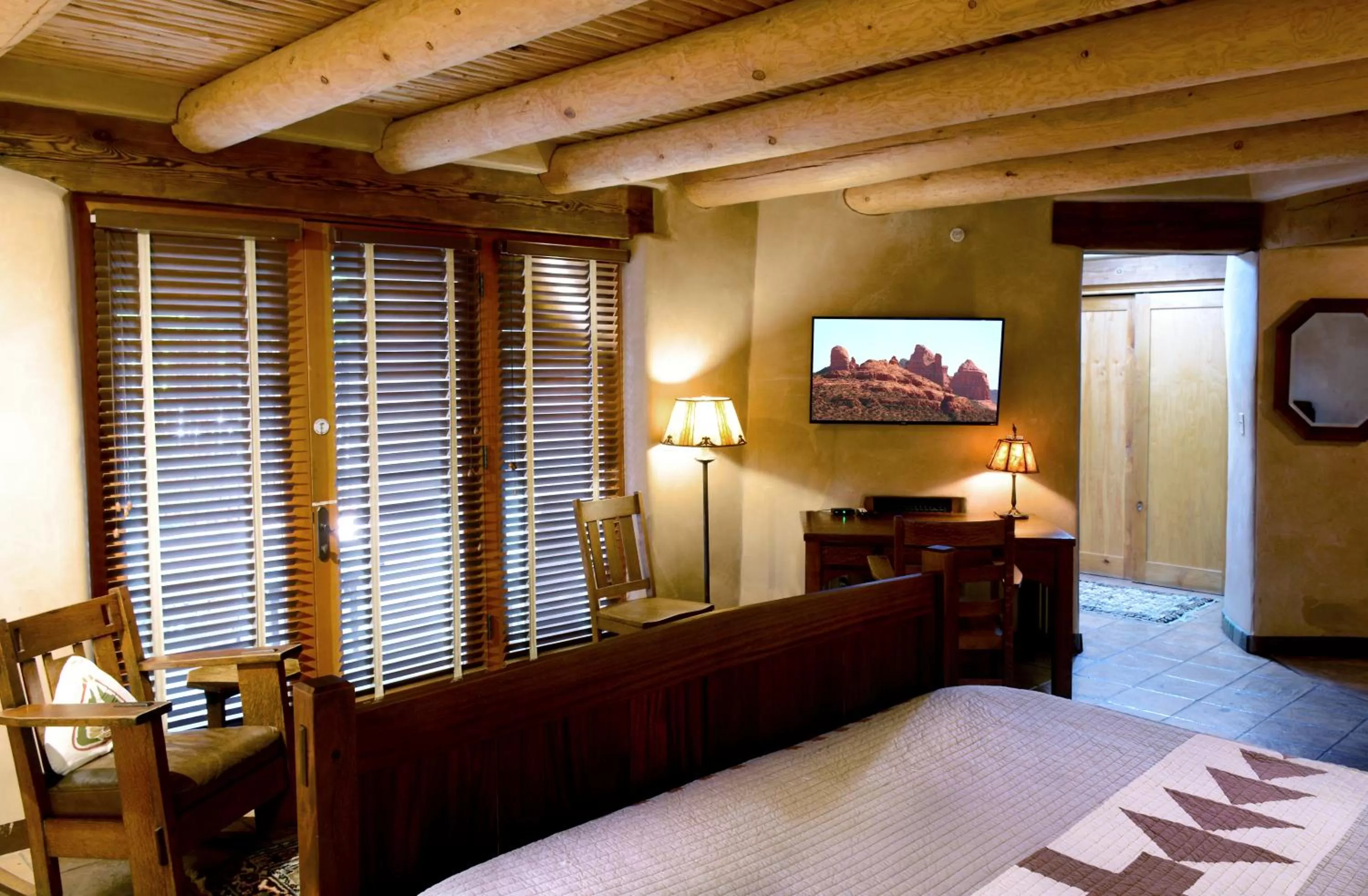 Bed in El Portal Sedona Hotel