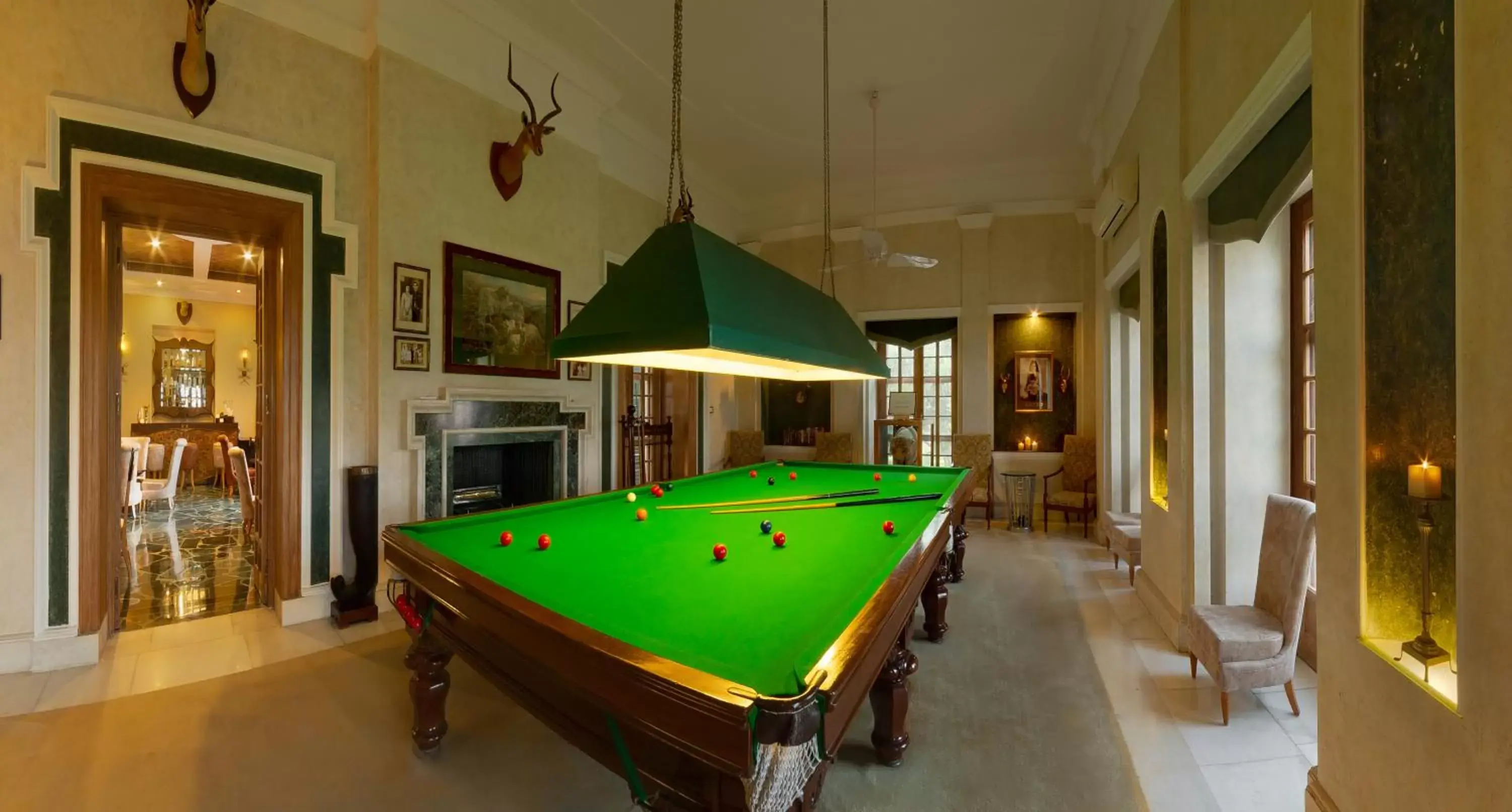 Billiard, Billiards in Ramgarh Lodge, Jaipur – IHCL SeleQtions