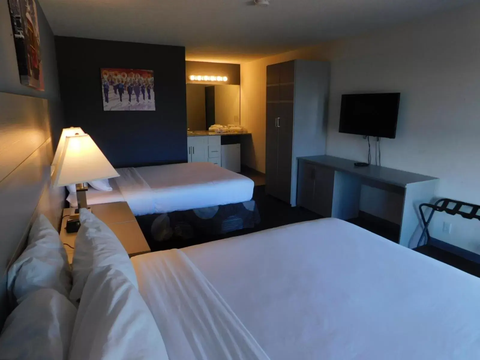Bed in Ramada by Wyndham New Orleans