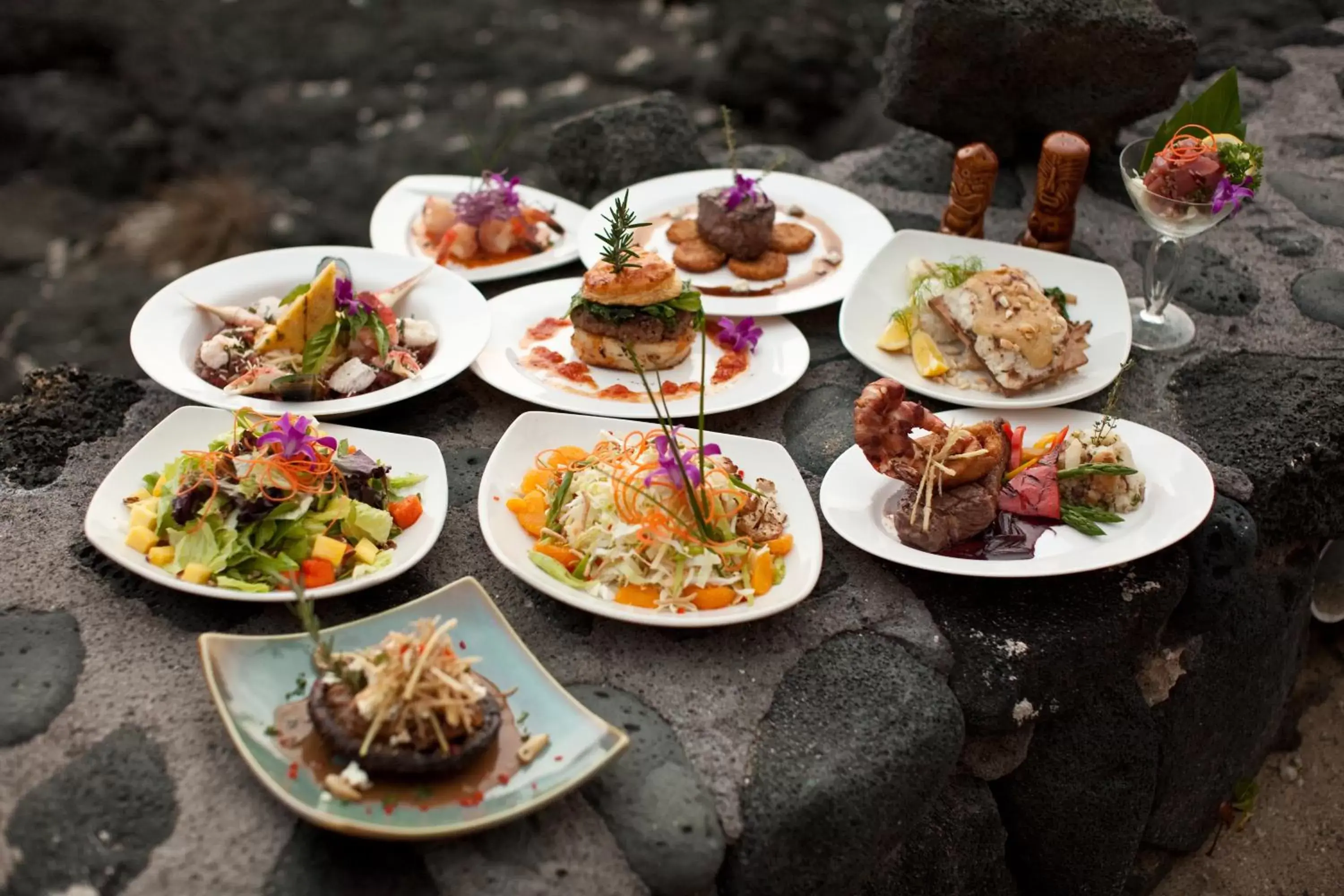 Food, Lunch and Dinner in Royal Kona Resort