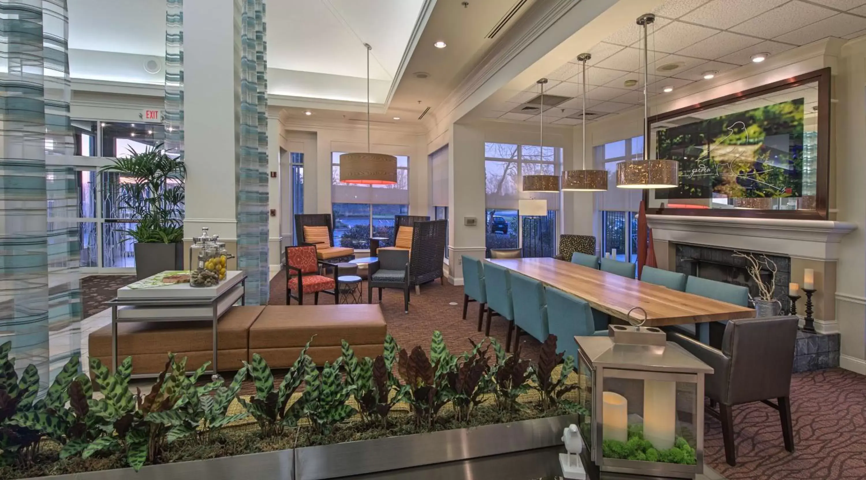 Lobby or reception, Restaurant/Places to Eat in Hilton Garden Inn Auburn/Opelika