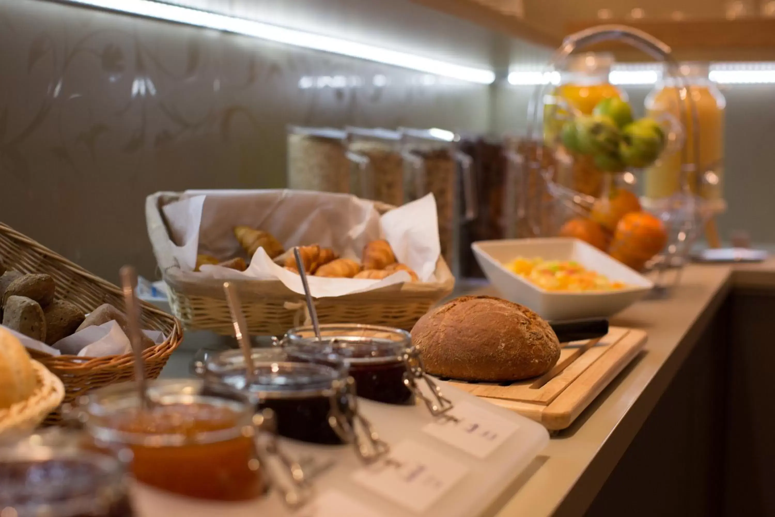 Buffet breakfast, Food in Hotel Wetterstein