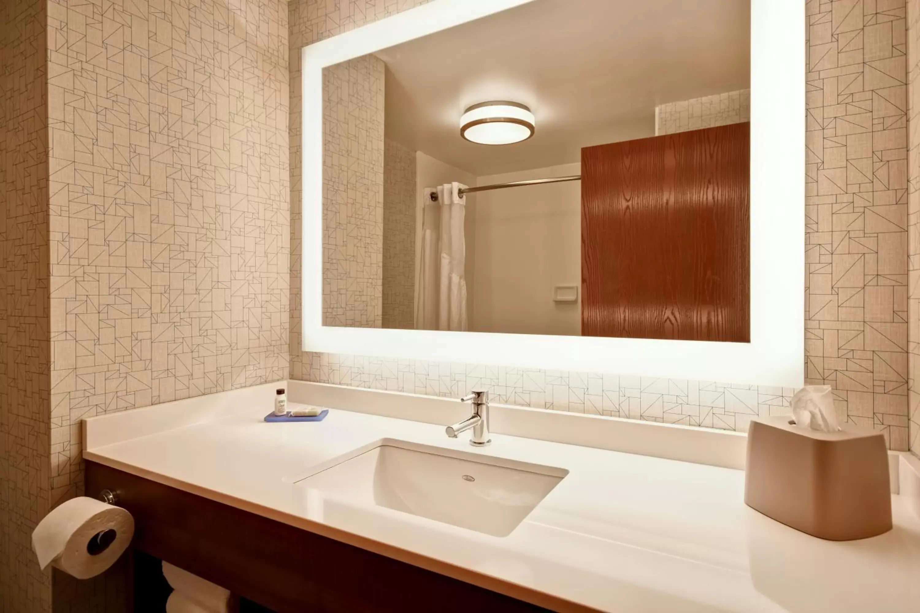 Bathroom in Holiday Inn Express Newport North - Middletown, an IHG Hotel