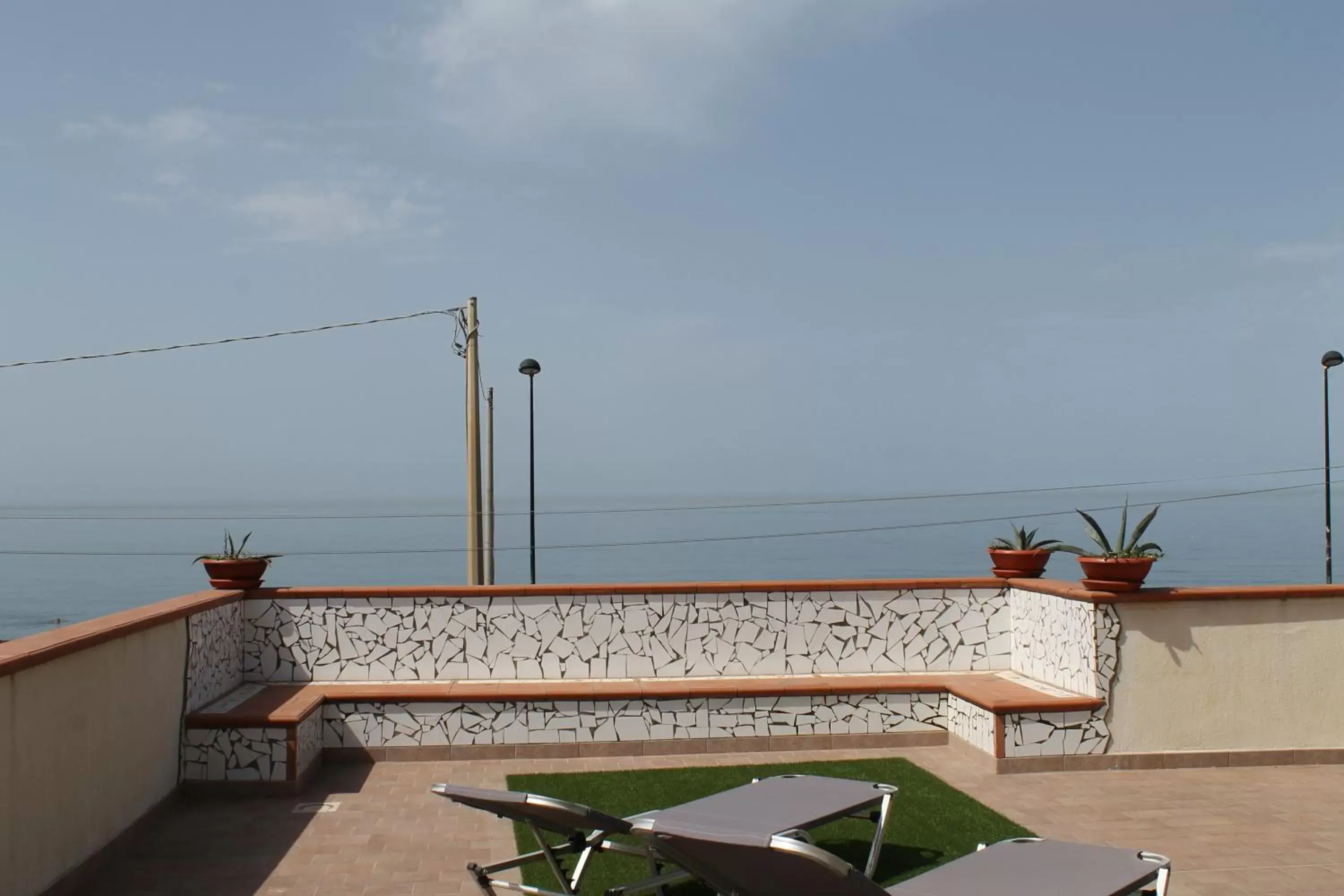 Balcony/Terrace, Sea View in Villa Miramare