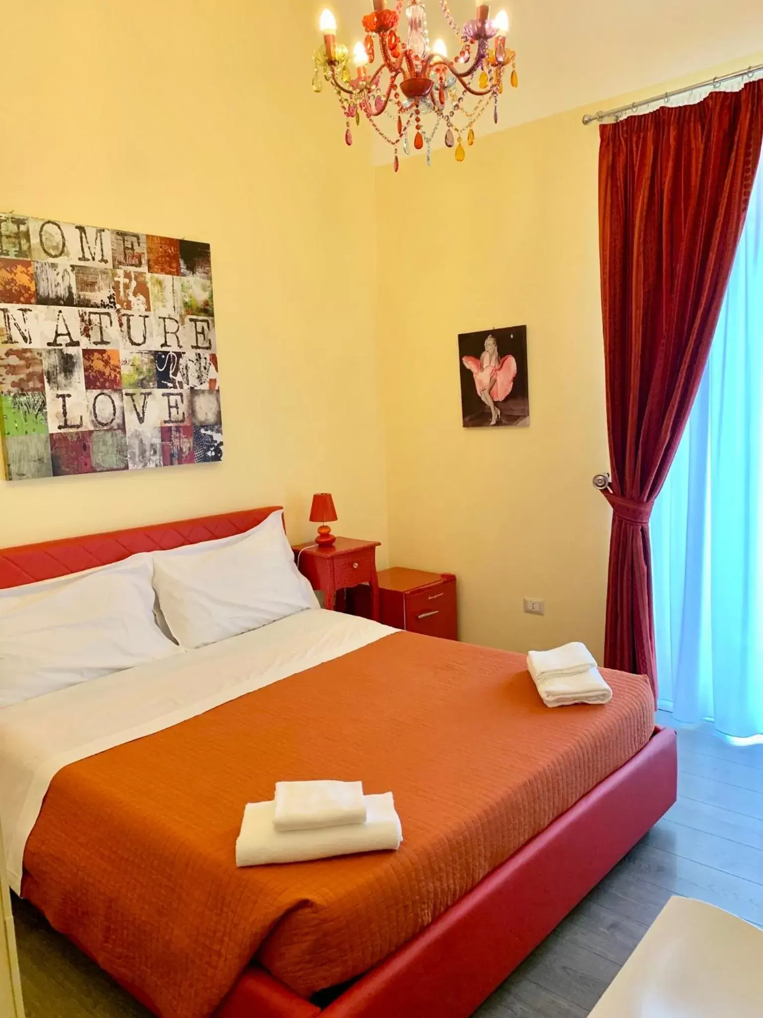 Bed in Duca di Uzeda Bed & Breakfast Luxury and Style