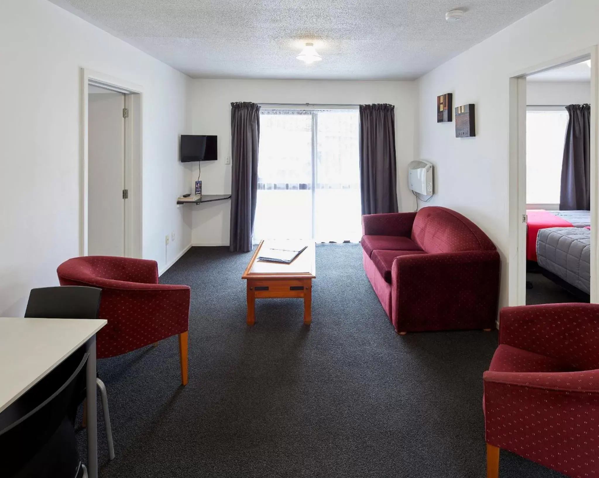 Living room, Seating Area in Aotea Motel