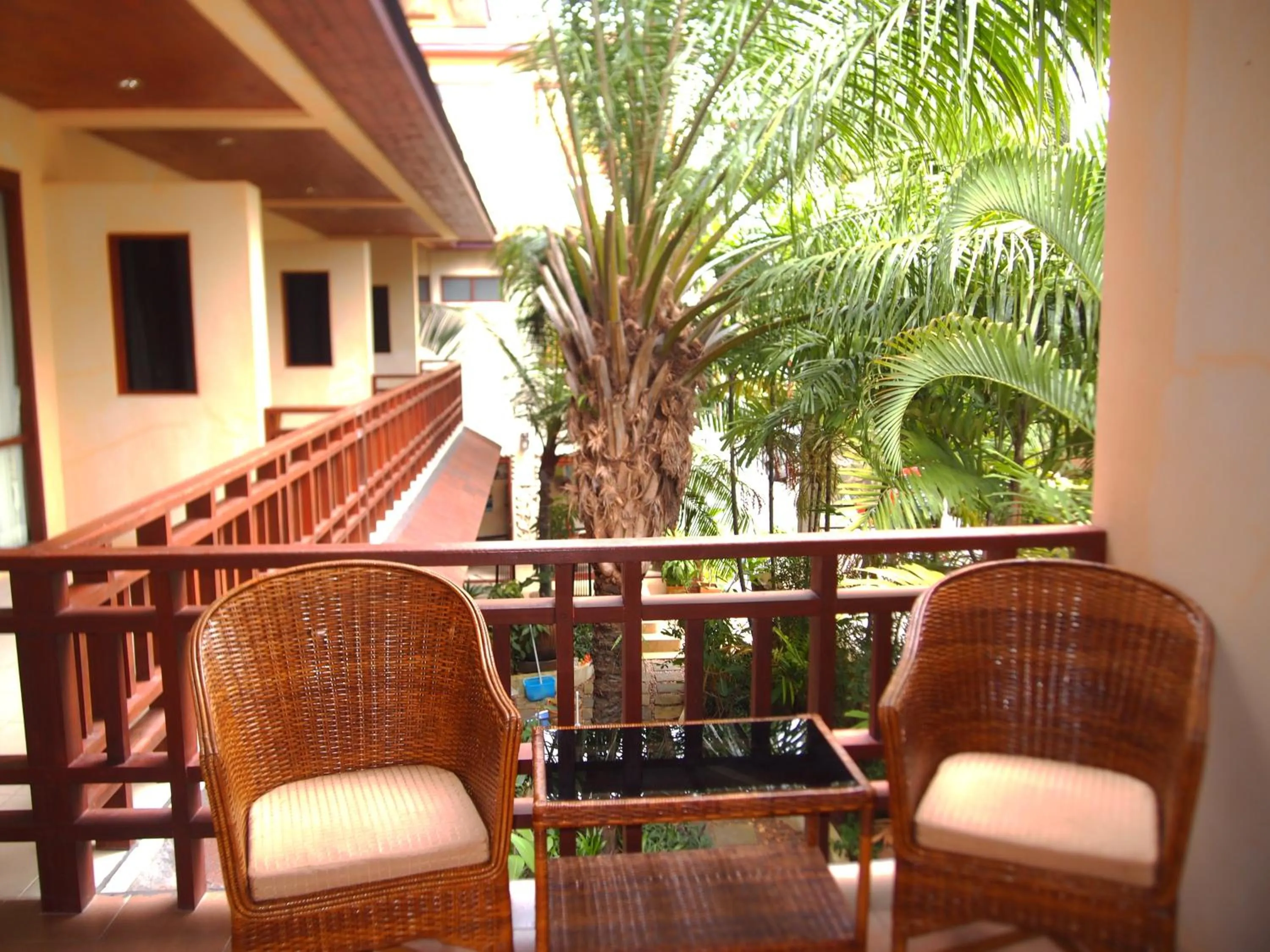 Balcony/Terrace in Summer Inn