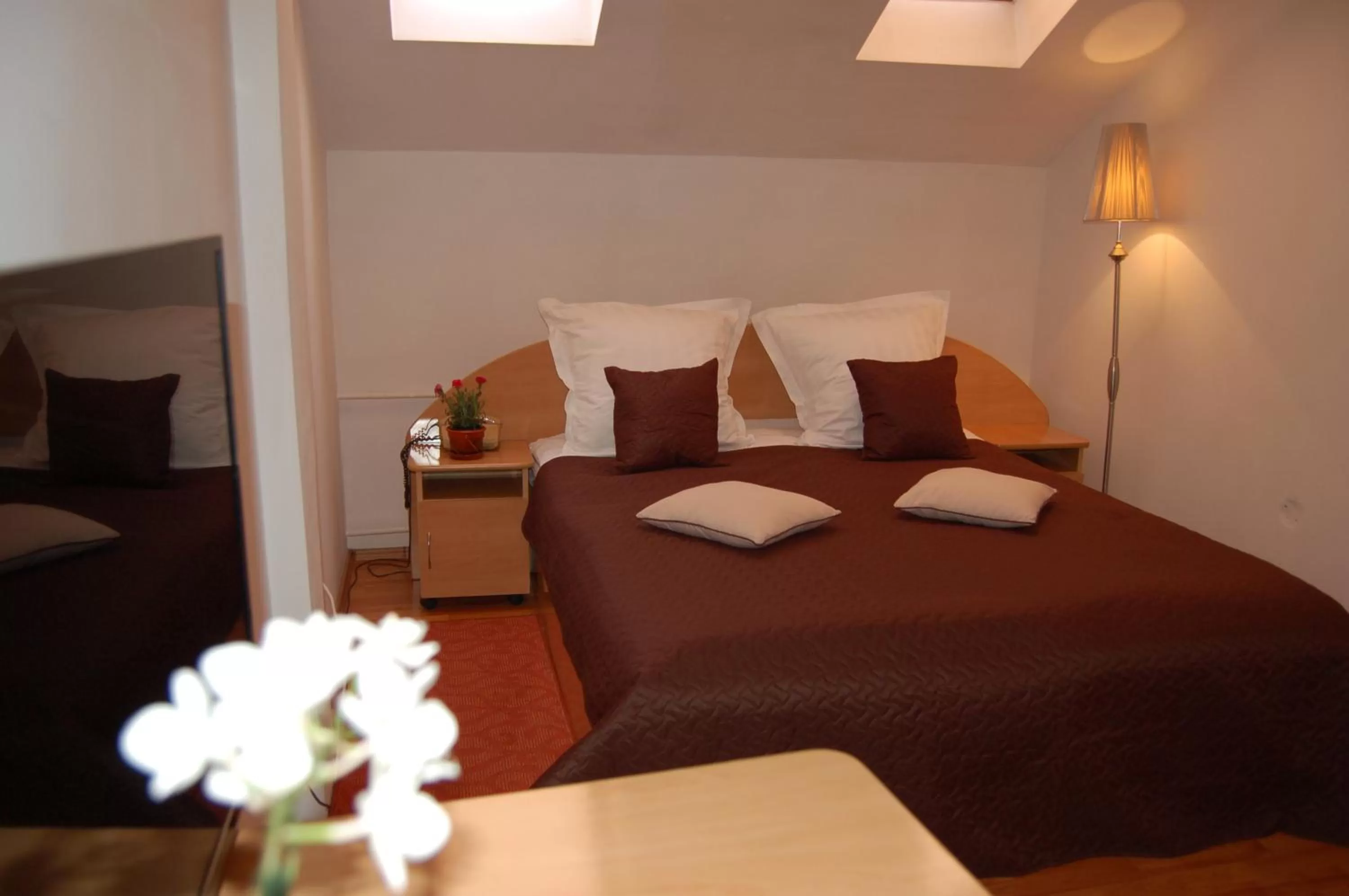 Bed in Motel Maestro