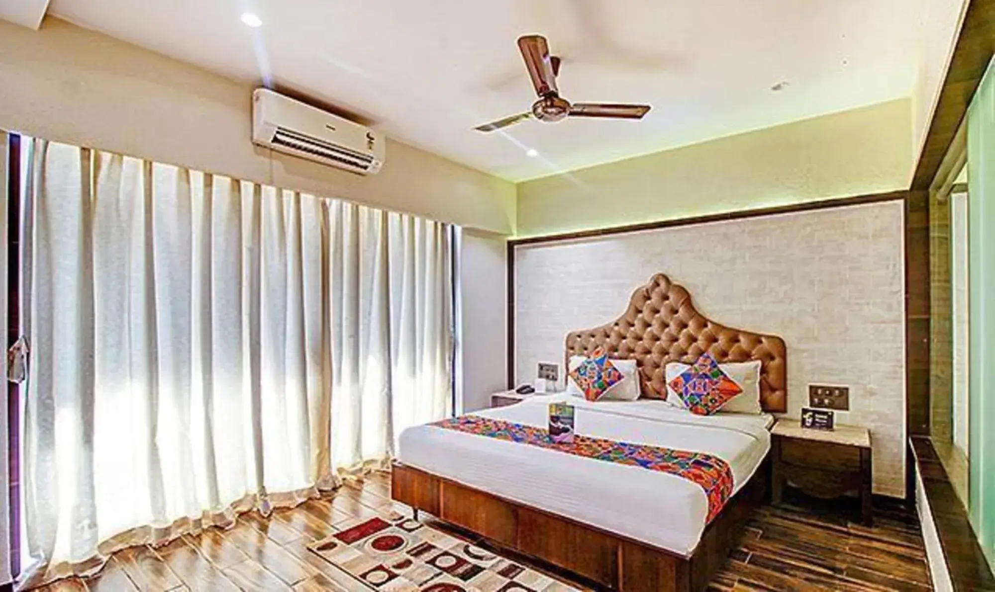 Bed in Treebo Trend Supreme Grand 500 Mtrs From Calangute Beach