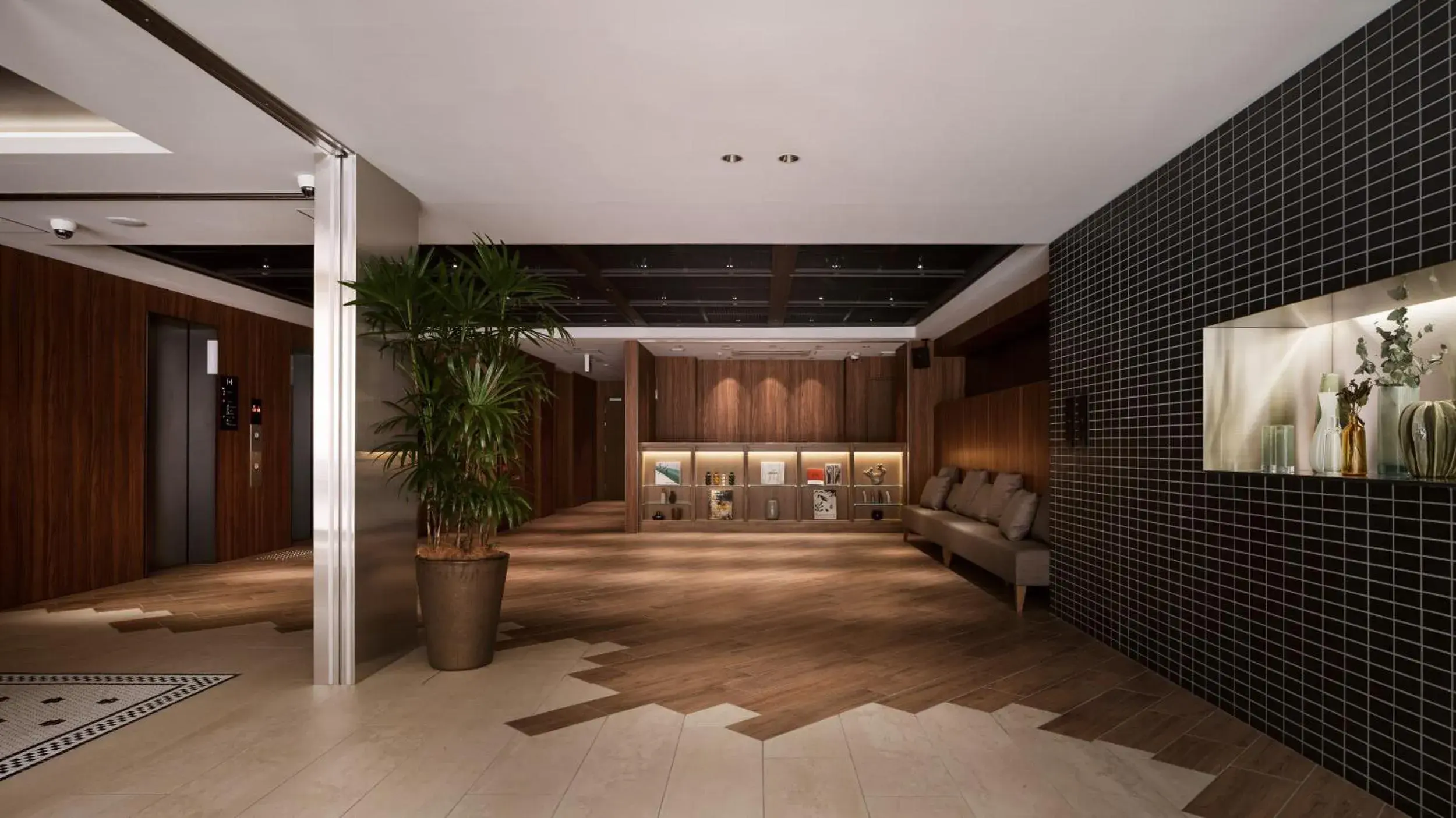 Lobby or reception in Nest Hotel Hiroshima Hatchobori Lobby or reception in Nest Hotel Hiroshima Hatchobori